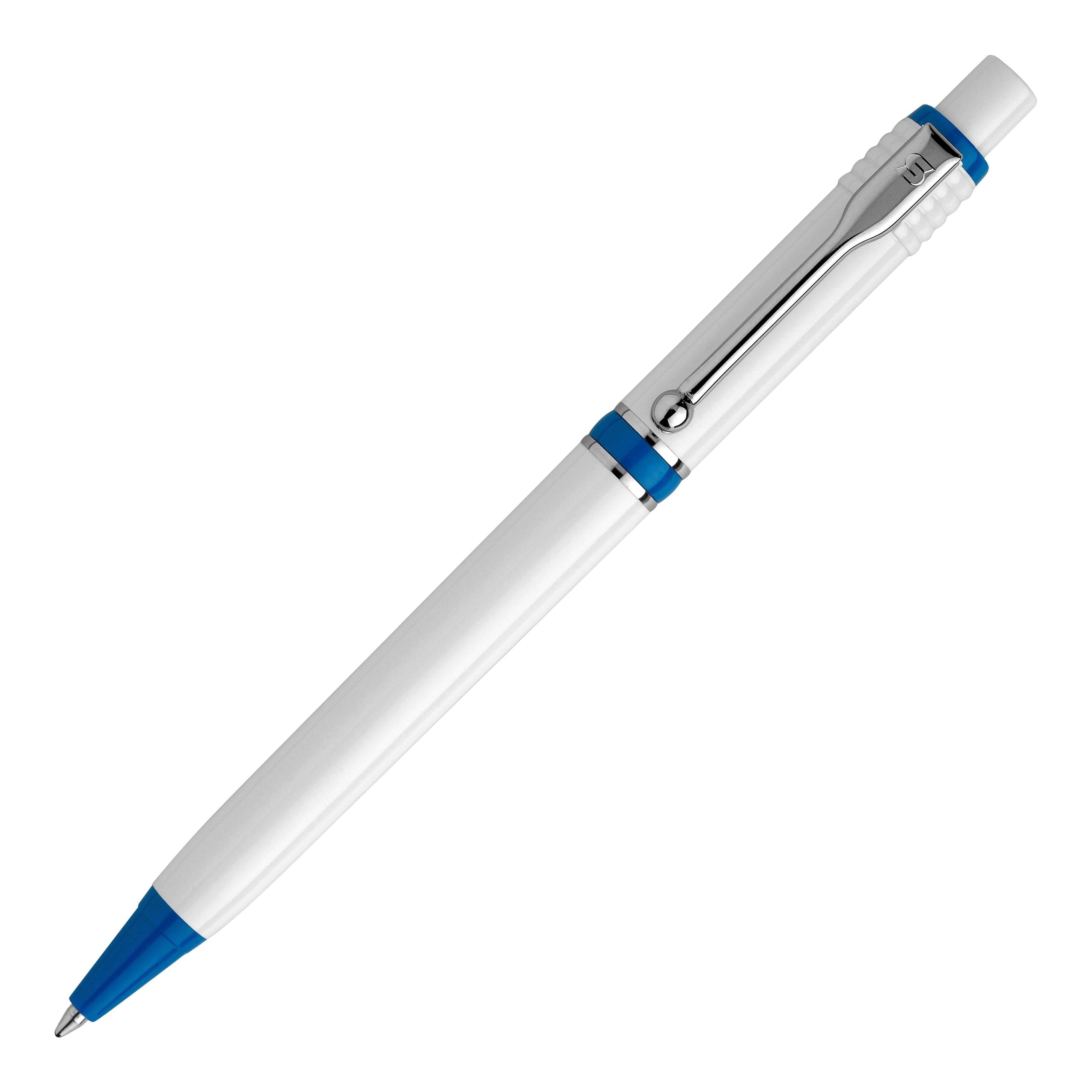 Weiss / Hellblau