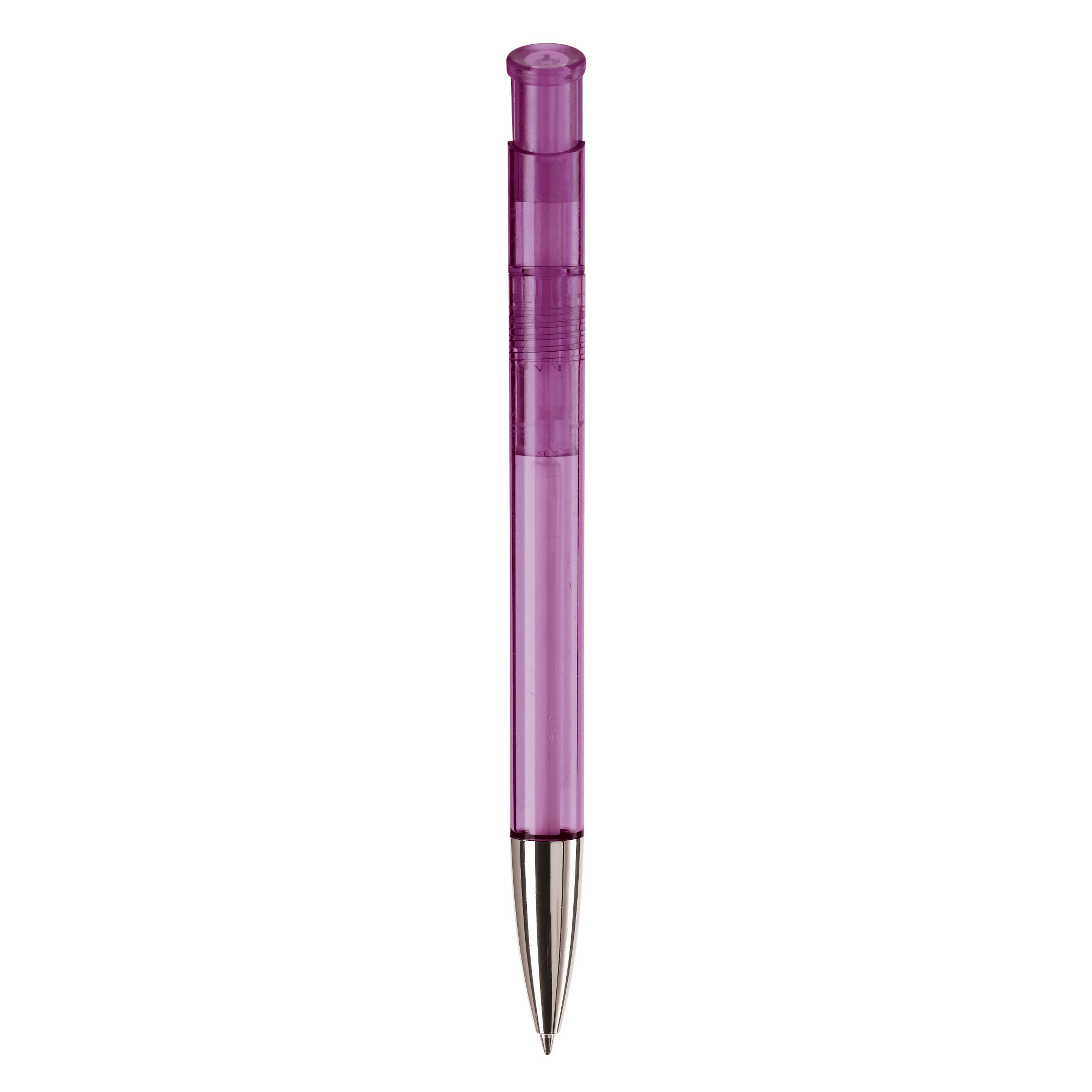 Kugelschreiber Avalon Transparent mit Metallspitze