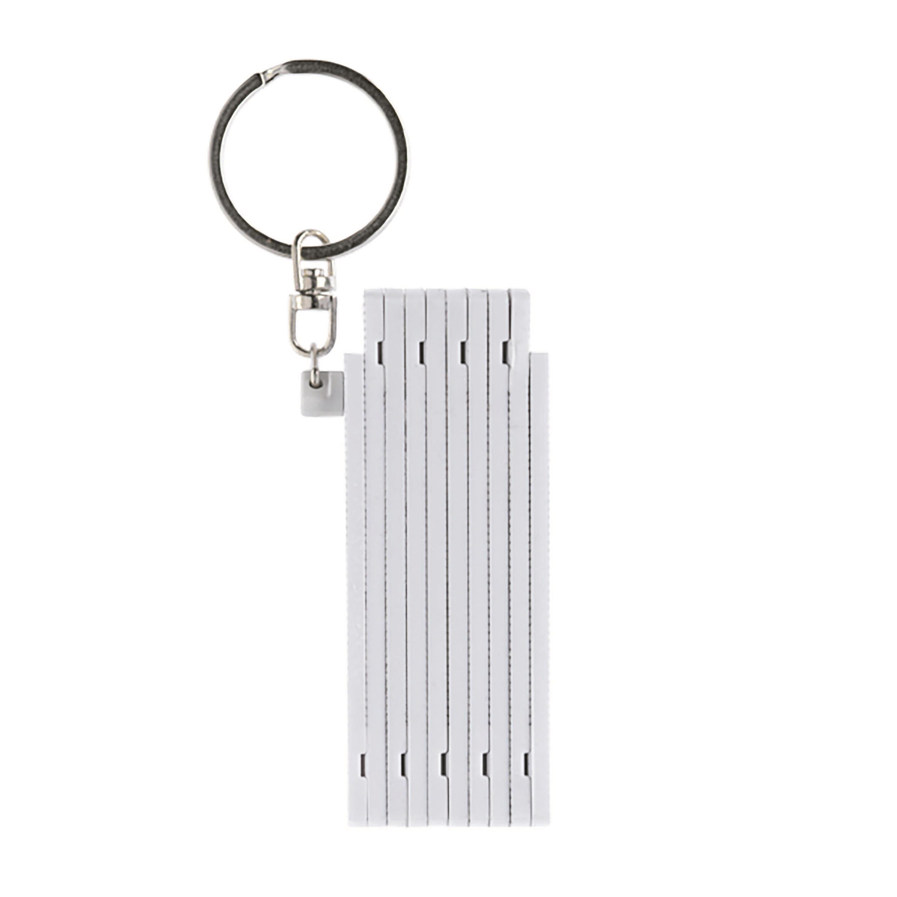 Schlüsselanhänger mit Mini-Zollstock