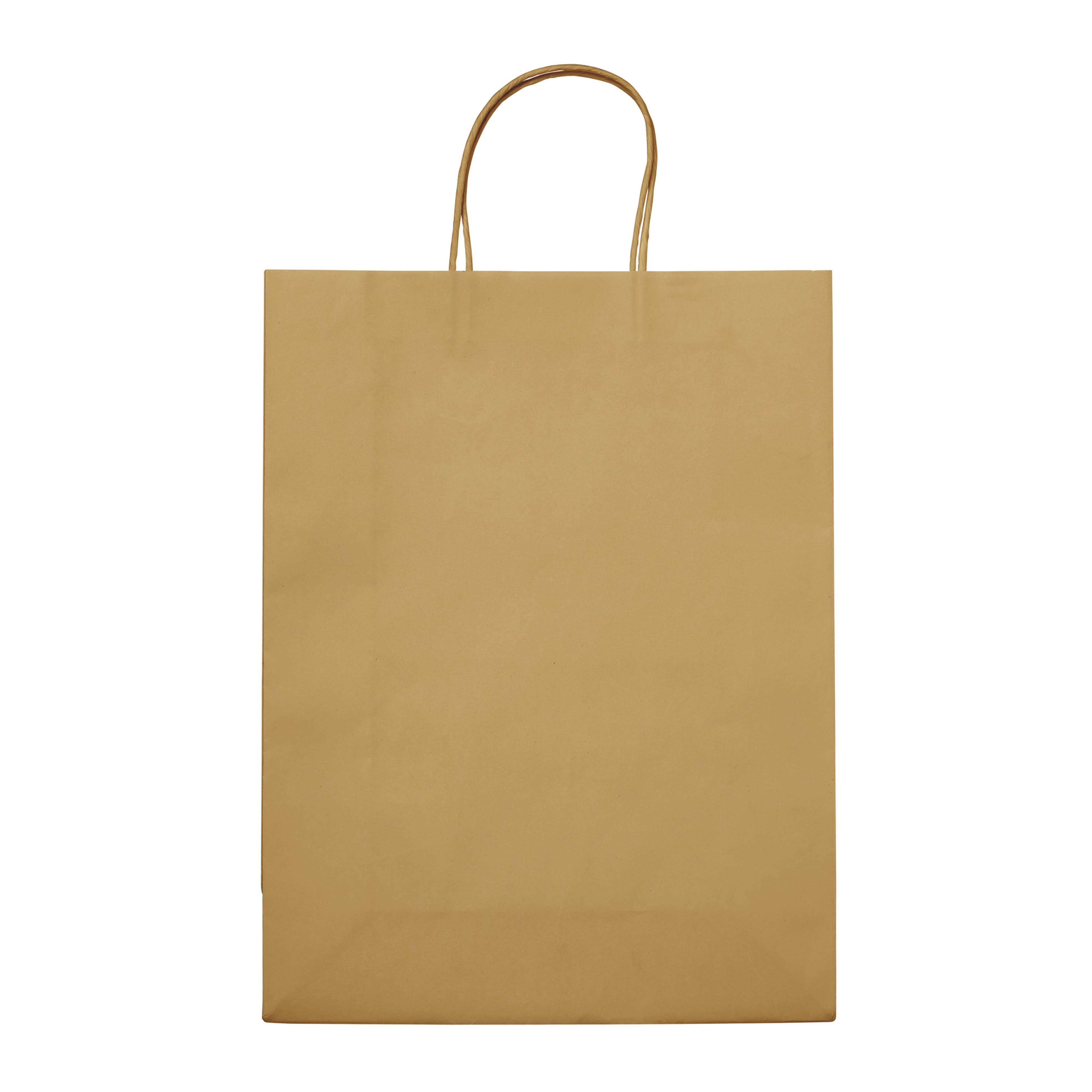 Große Papiertasche im Eco Look 120g/m²