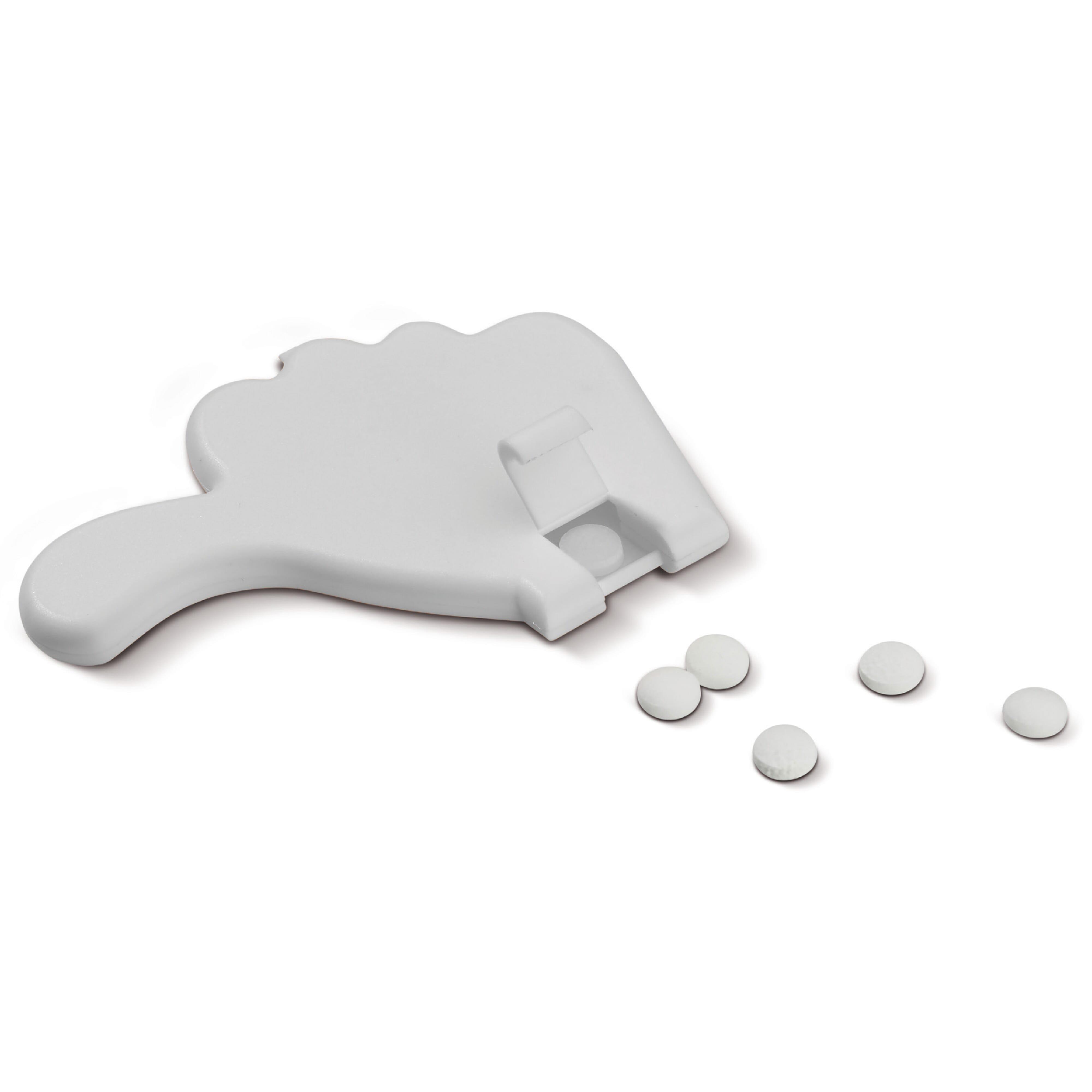 Pfefferminzdose Daumen