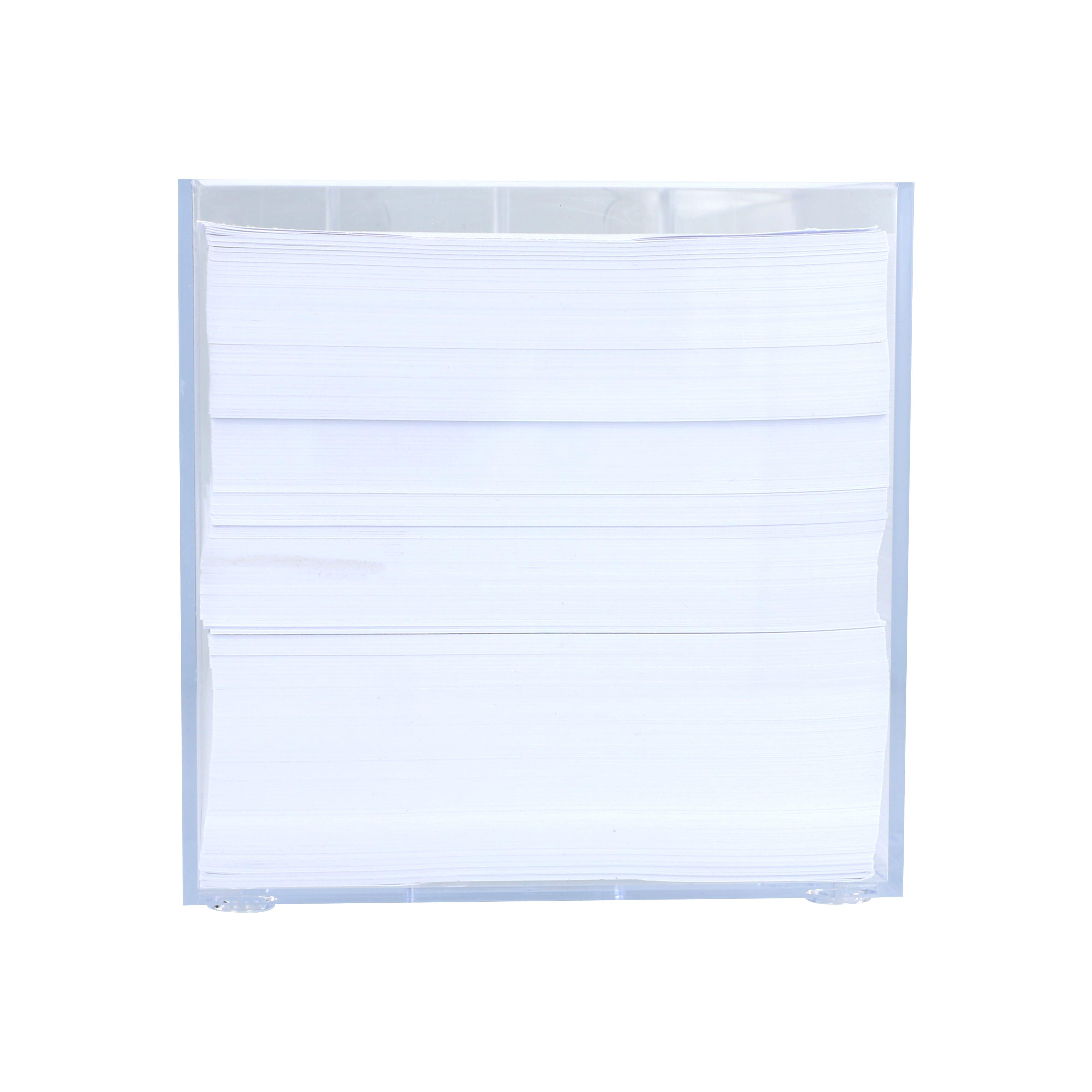 Notizzettel 10x10x10cm in Würfelbox mit Stifteköcher