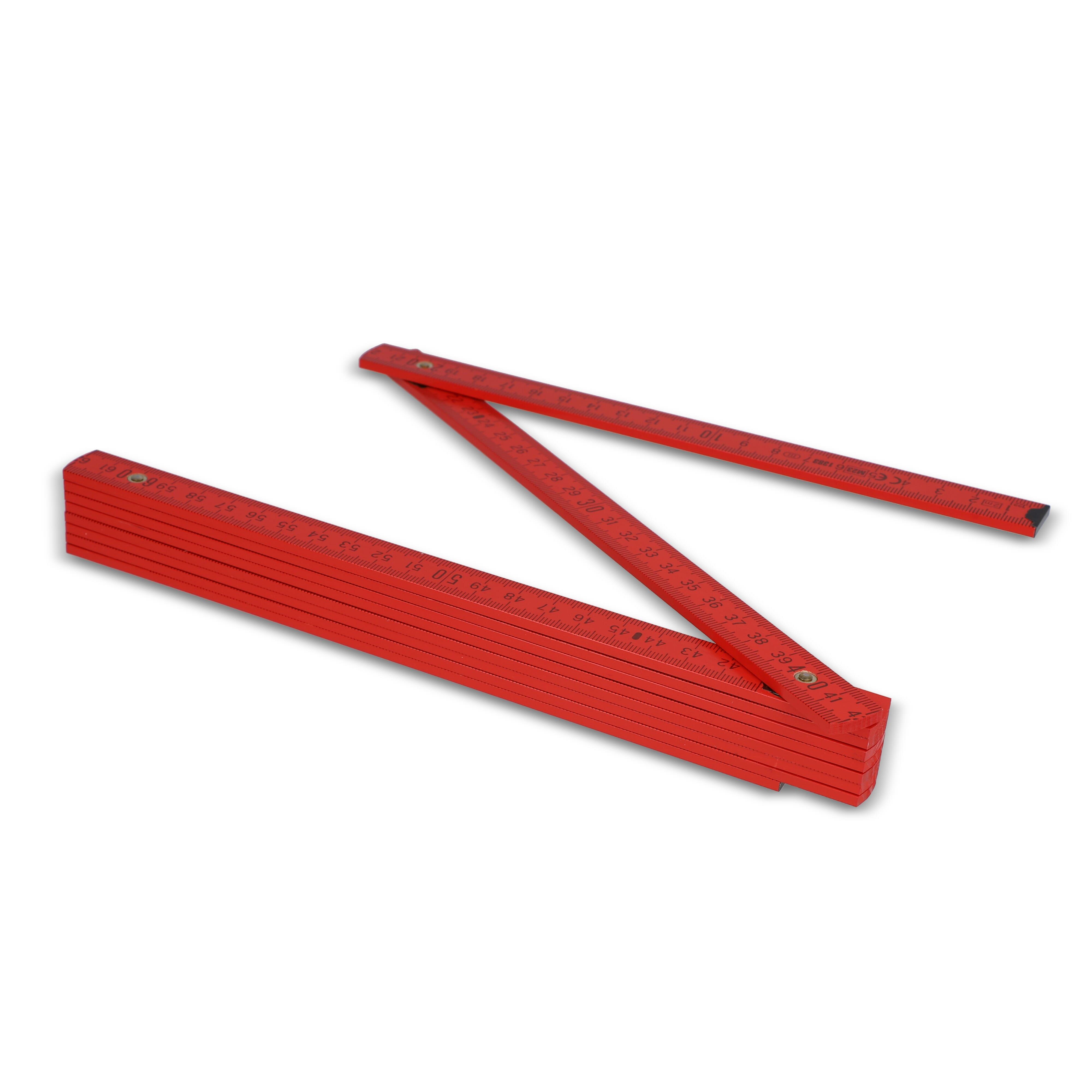 Zollstock Holz 2m Premium lackiert