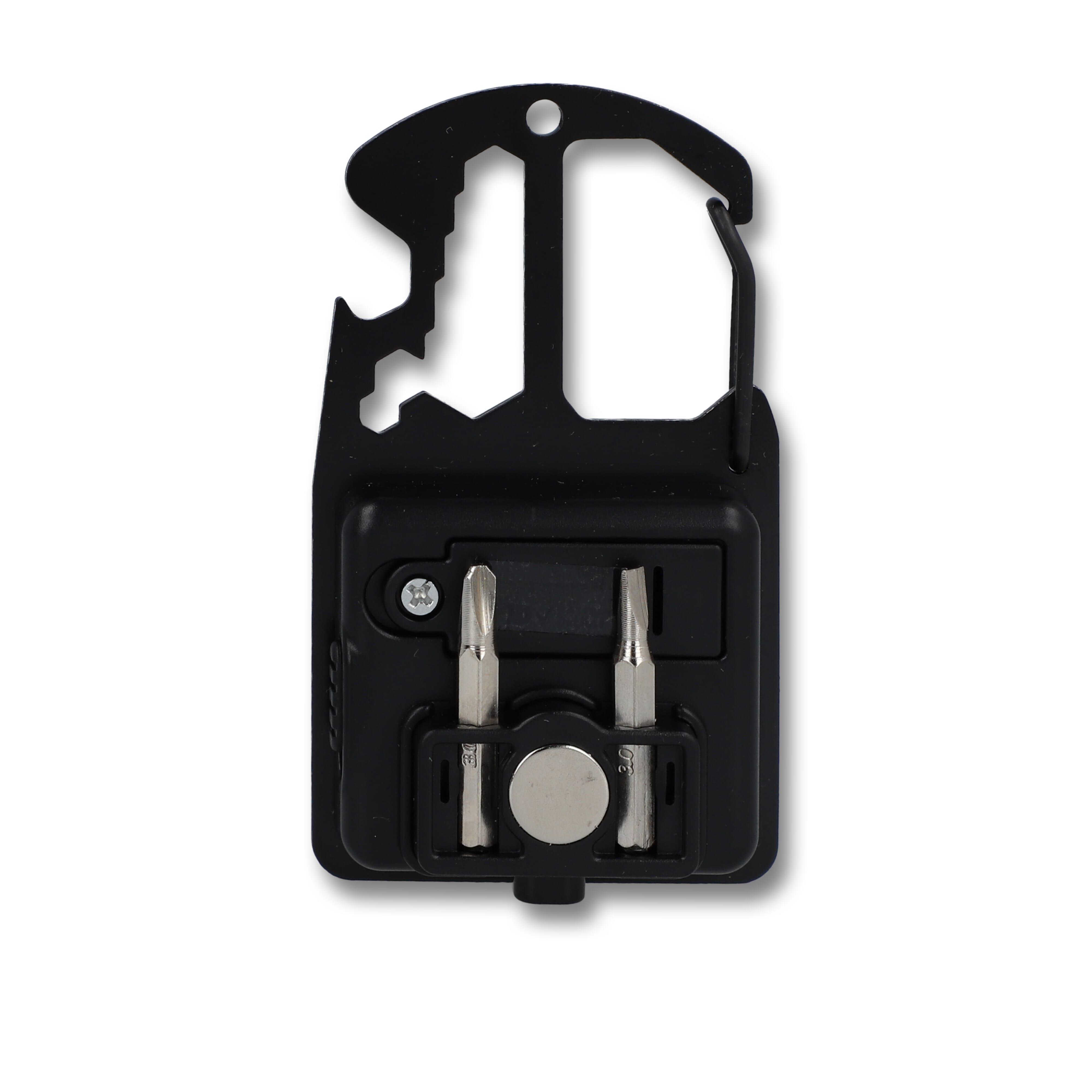 Kompaktes Multitool aus R-ABS & Metall 7 Funktionen