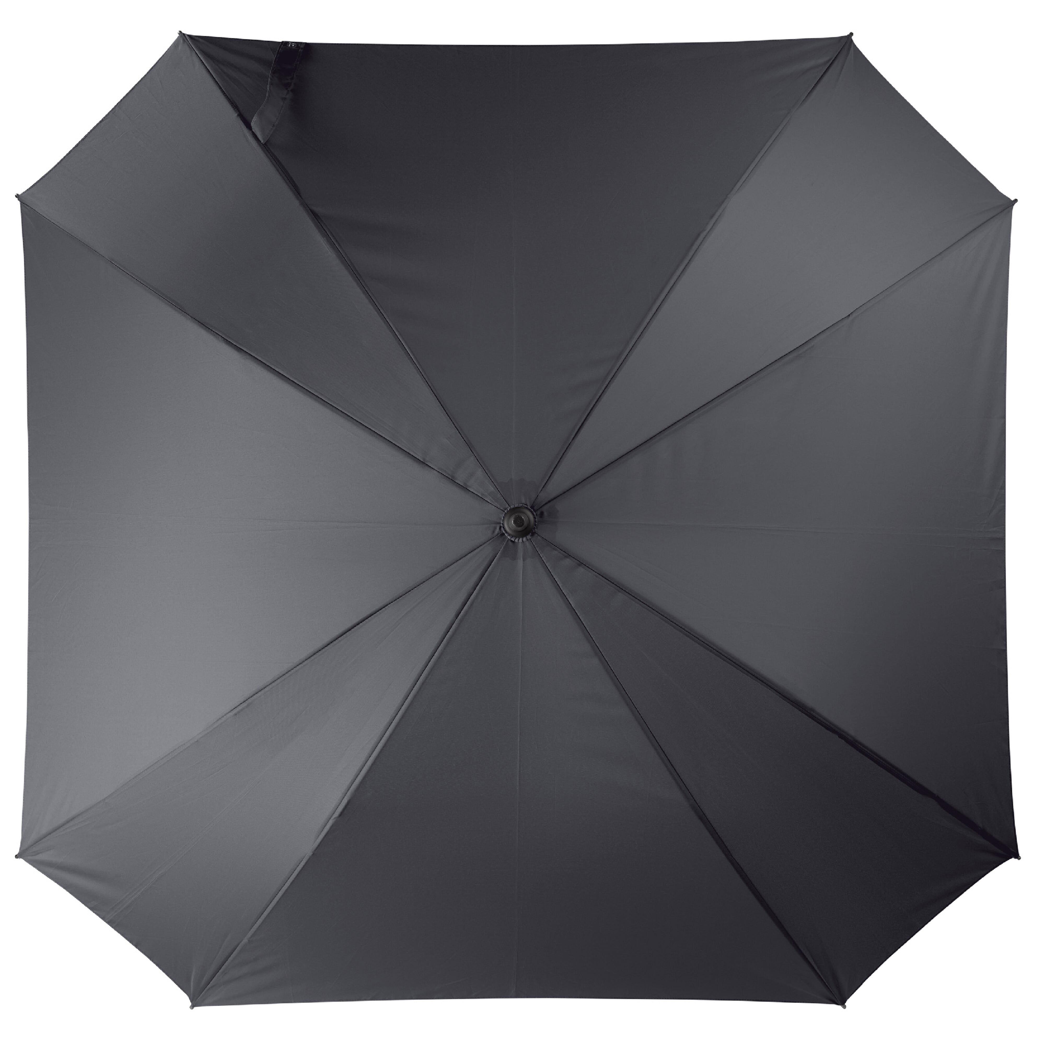 Luxus 27” quadratischer Regenschirm mit Hülle