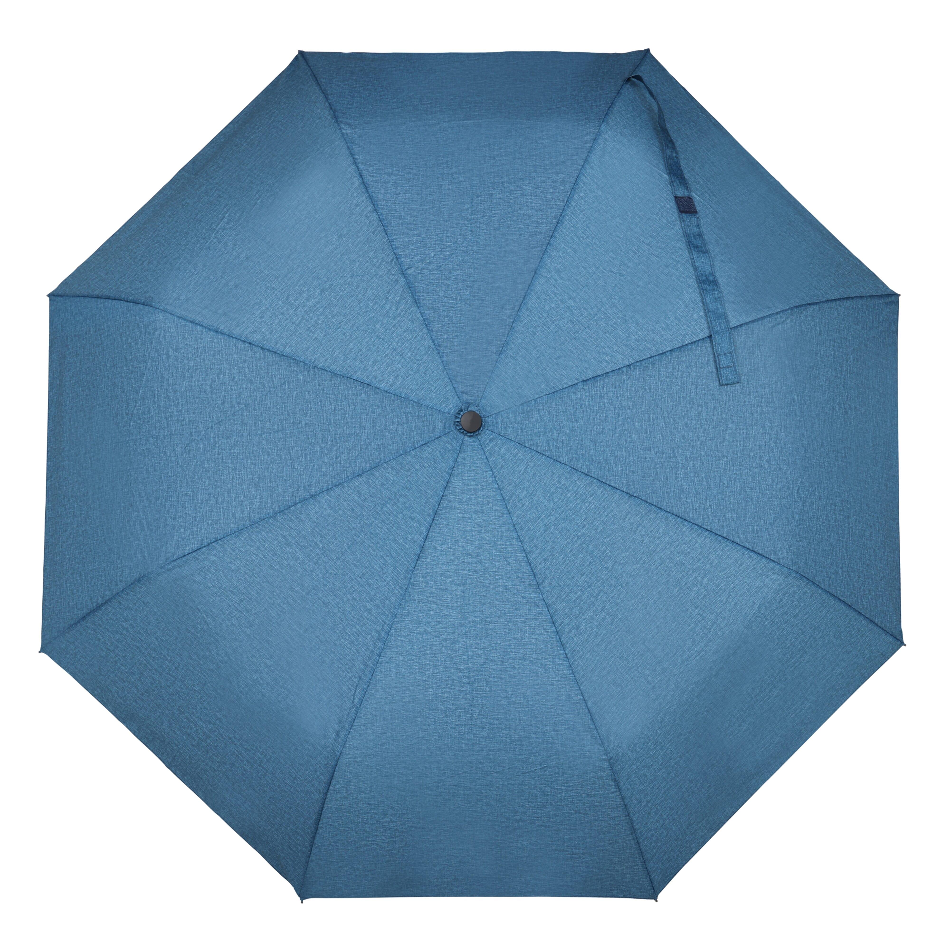 21” faltbarer Regenschirm aus R-PET -Material mit Automatiköffnung