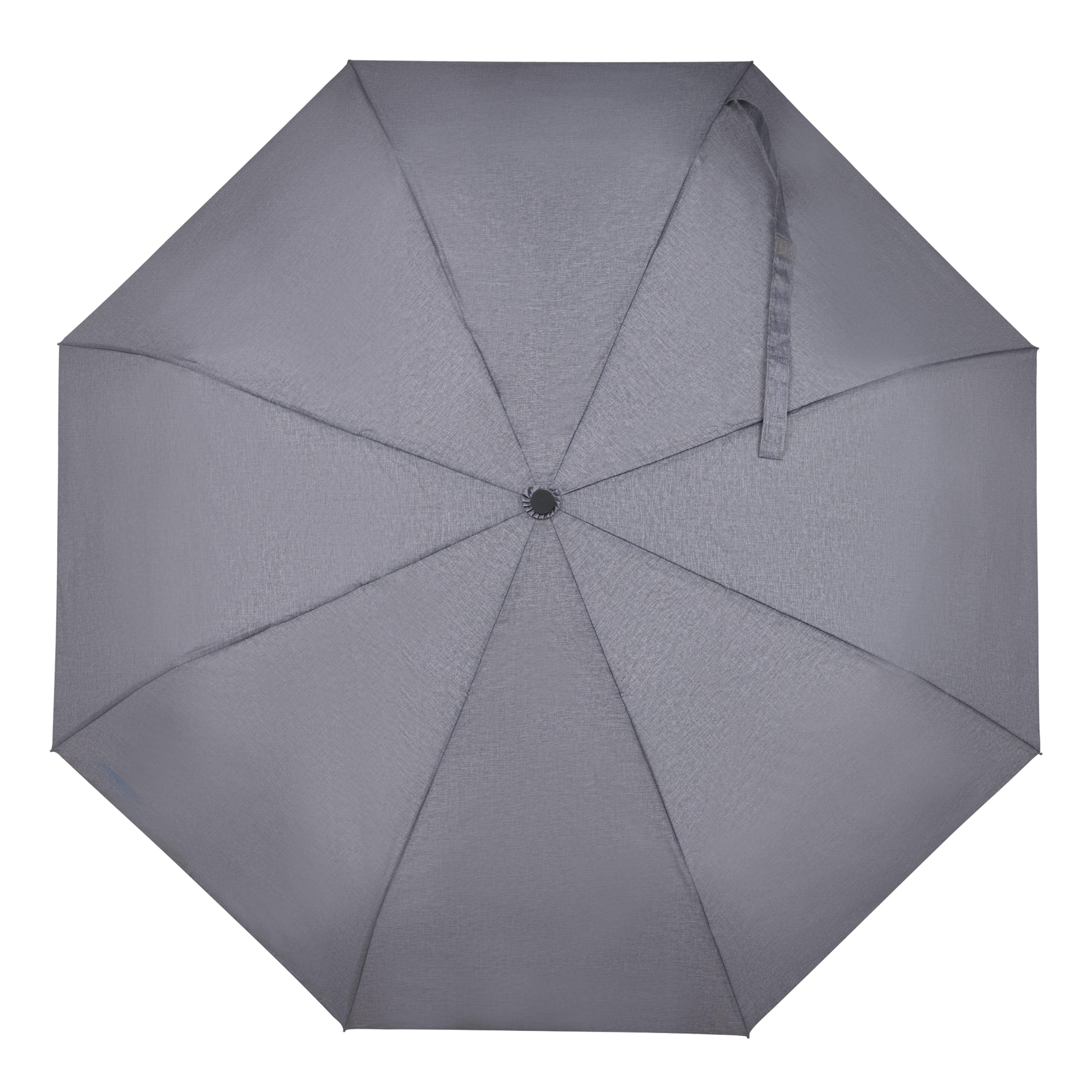 21” faltbarer Regenschirm aus R-PET -Material mit Automatiköffnung