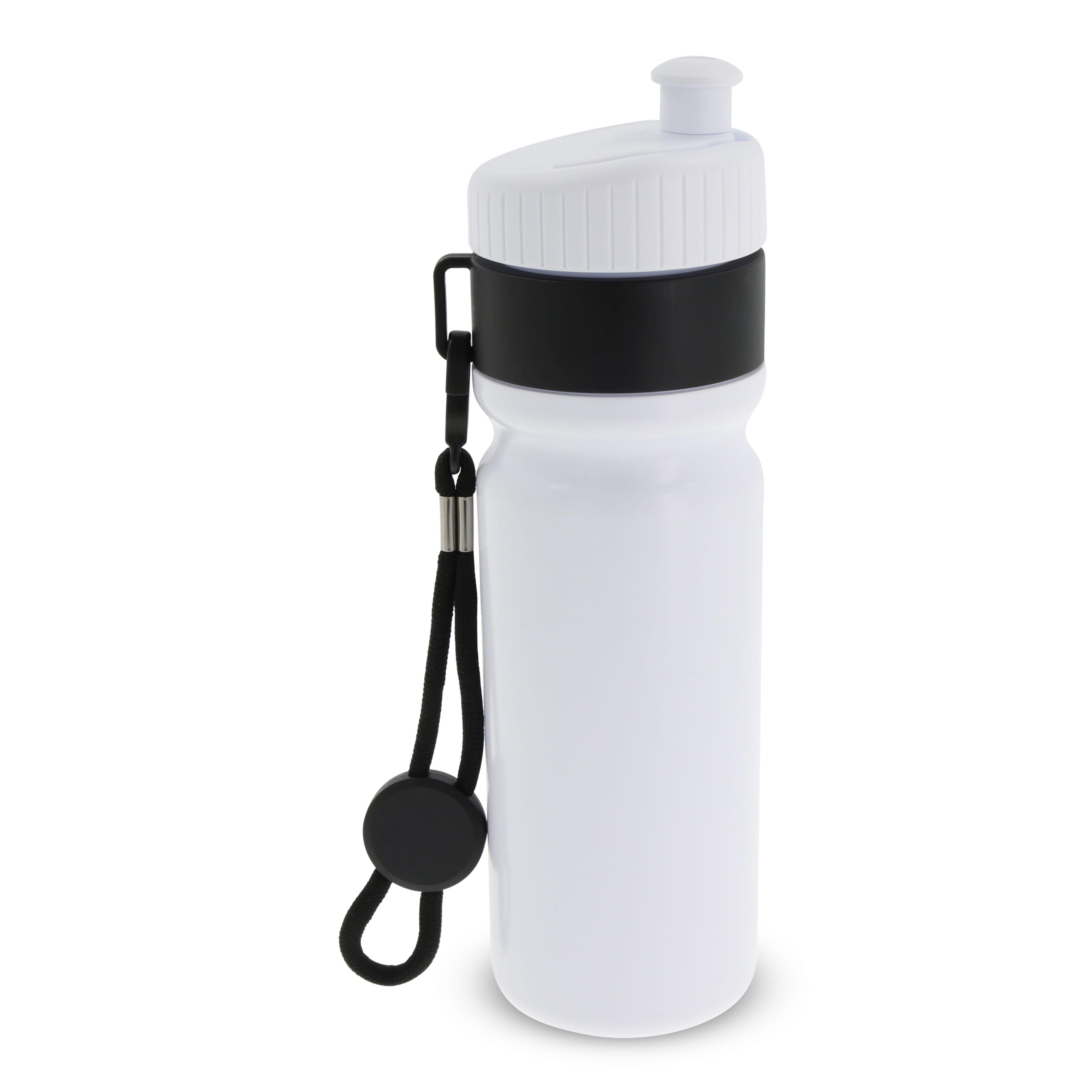 Sportflasche mit Rand und Kordel 750ml