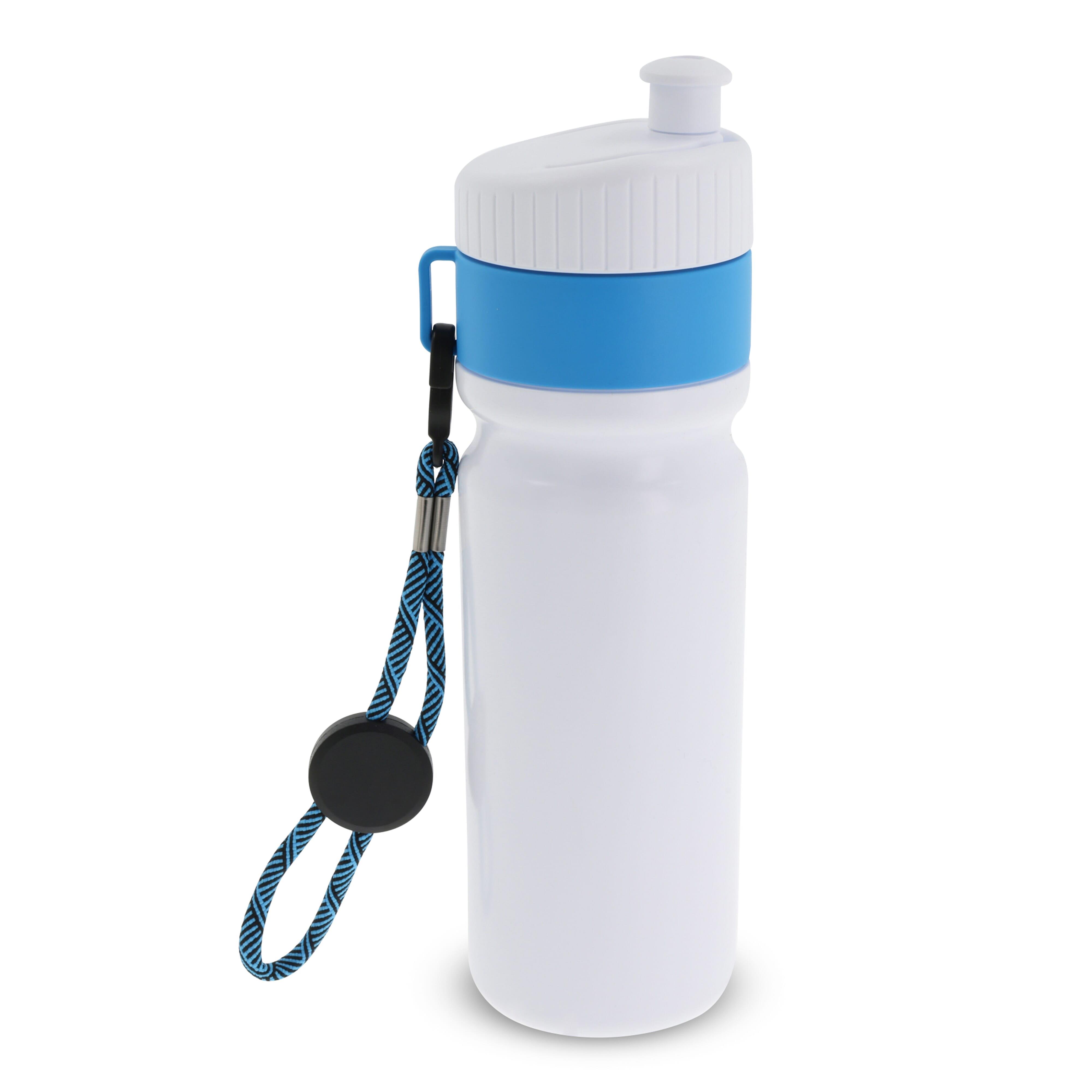 Sportflasche mit Rand und Kordel 750ml