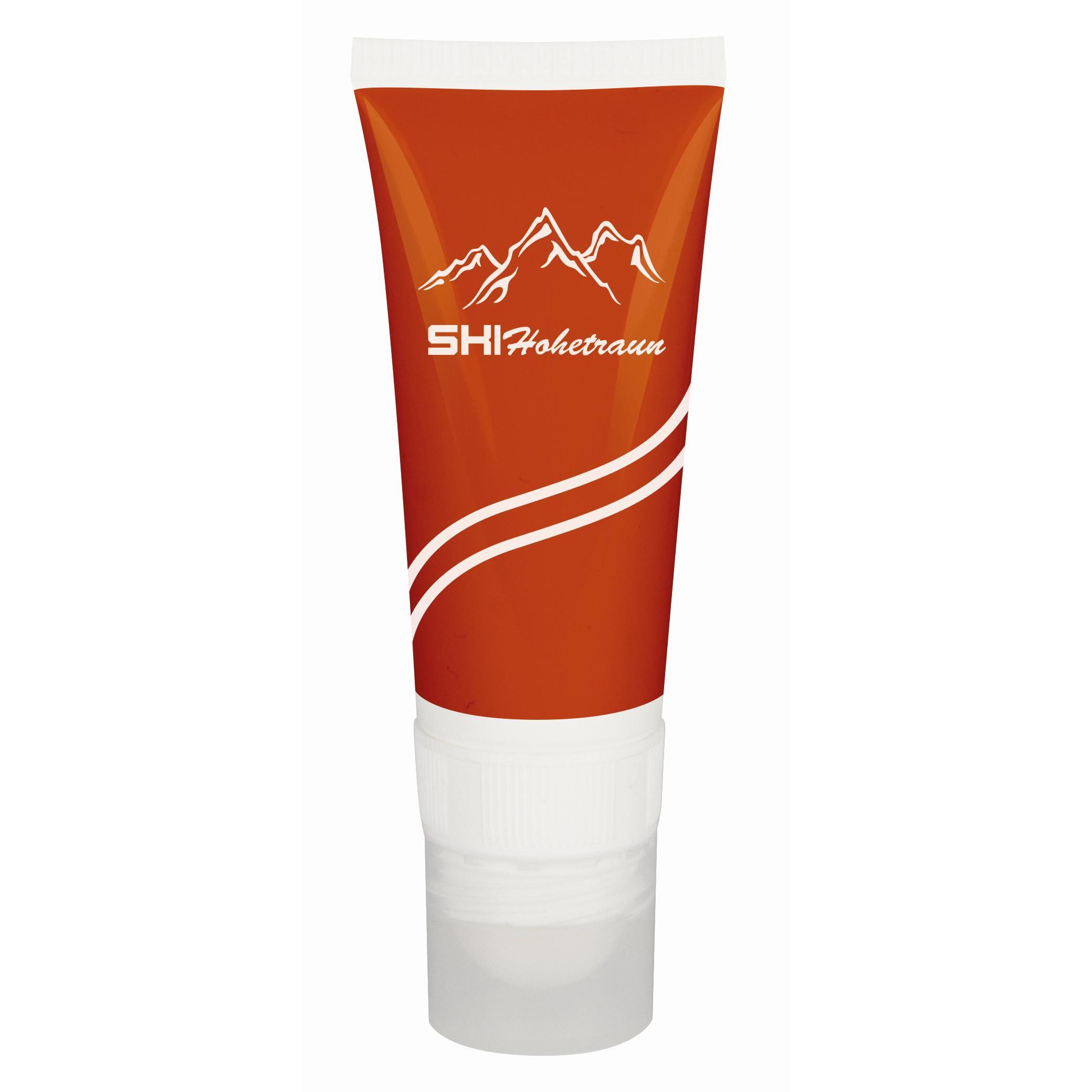 Double Care Tube mit Sonnenschutzcreme ´Sensitiv´ LSF 30 + Lippenbalsam LSF 30 - Siebdruck