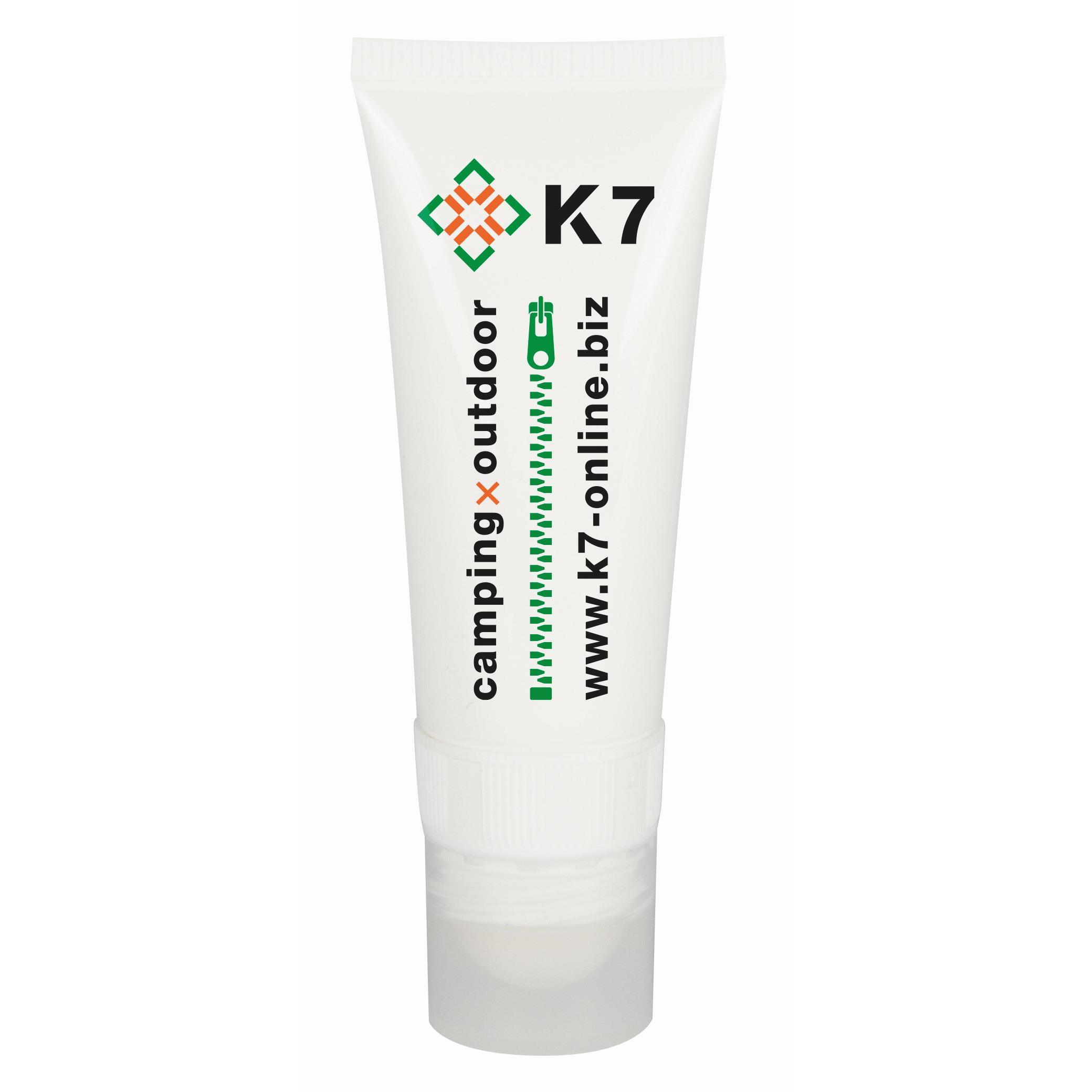 Double Care Tube mit Sonnenschutzcreme ´Sensitiv´ LSF 50 + Lippenbalsam LSF 30 - Tampondruck