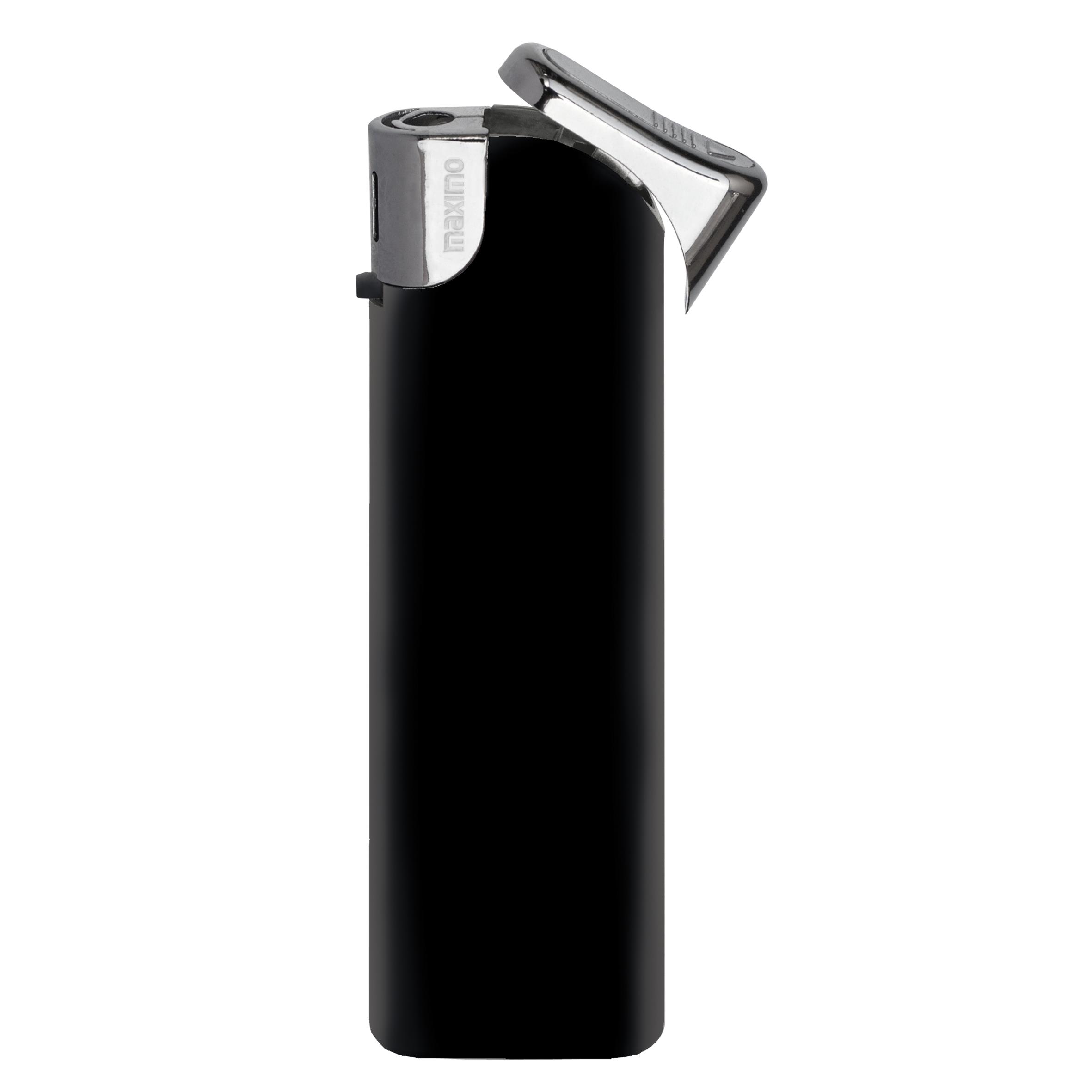MAXIMO Feuerzeug ´Slim Line´ schwarz (matt)