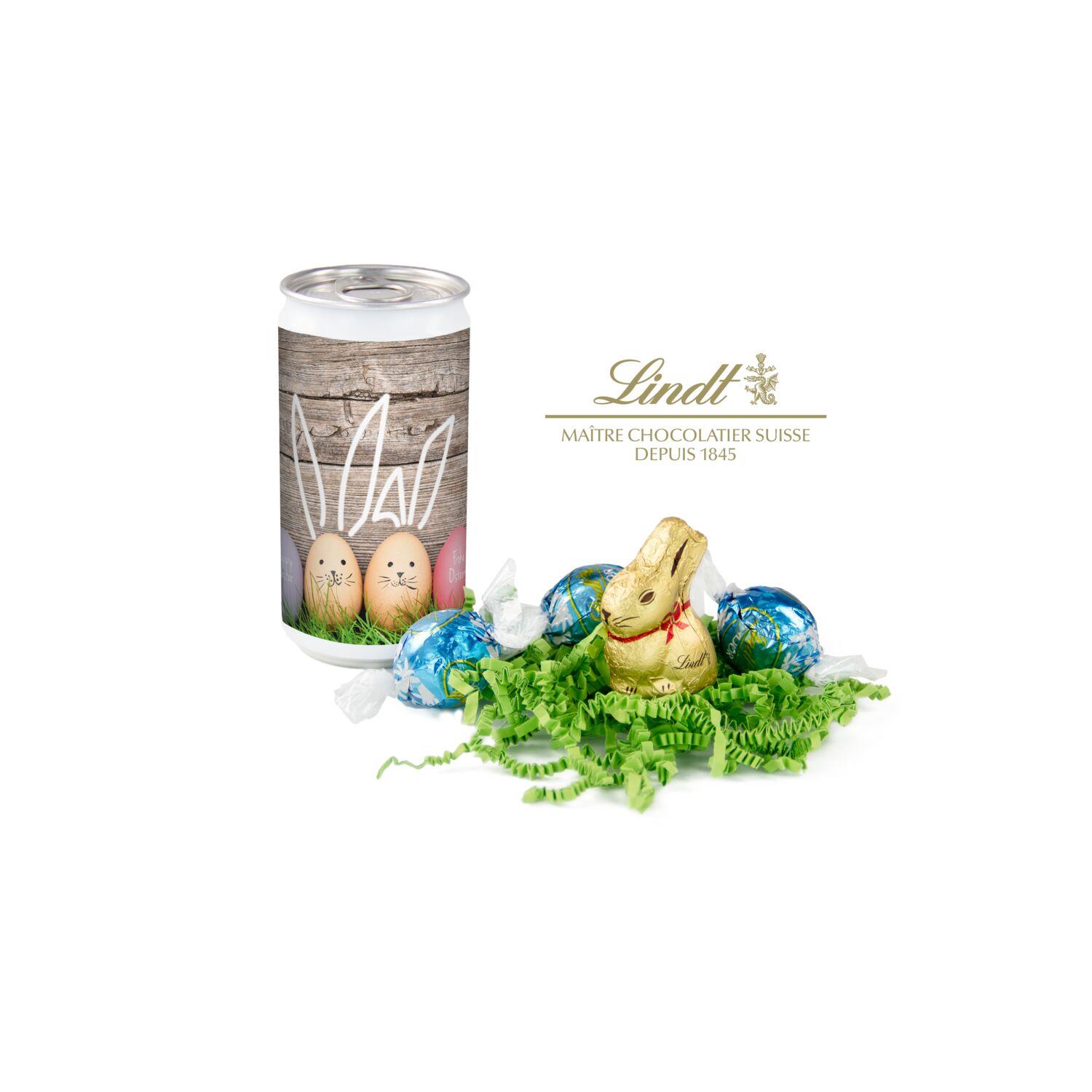 Geschenkartikel / Präsentartikel: Lindt-Oster-Überraschung, Das Nest in der Dose