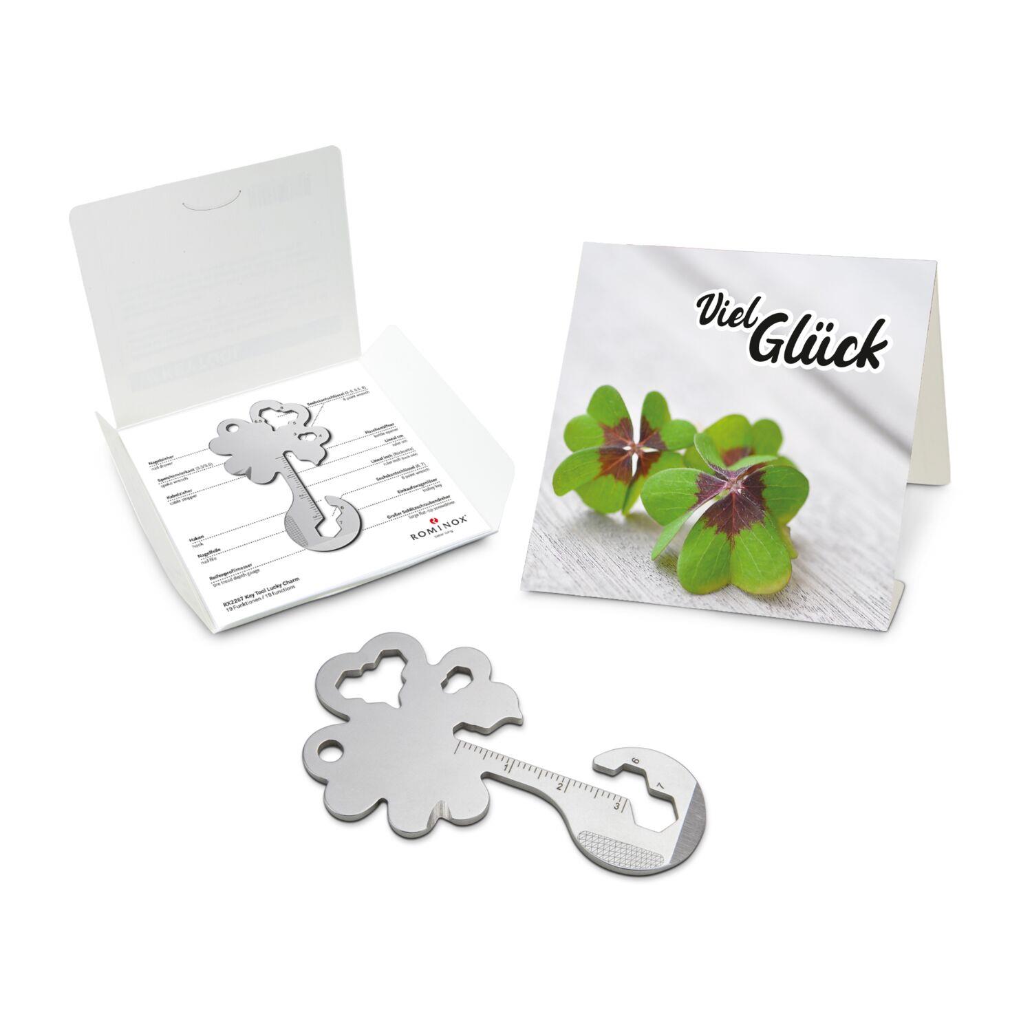 ROMINOX® [KEY] Tool Lucky Charm (19 Funktionen) Viel Glück