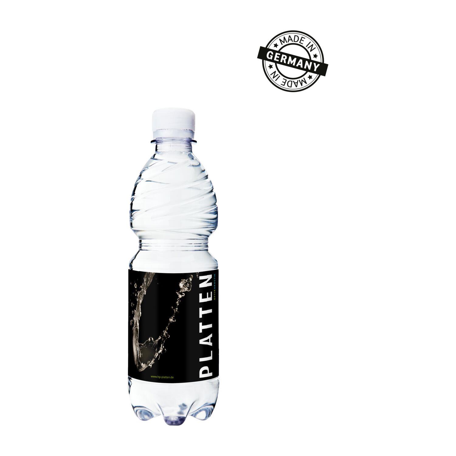 500 ml PromoWater - Mineralwasser - Papier-Etikett