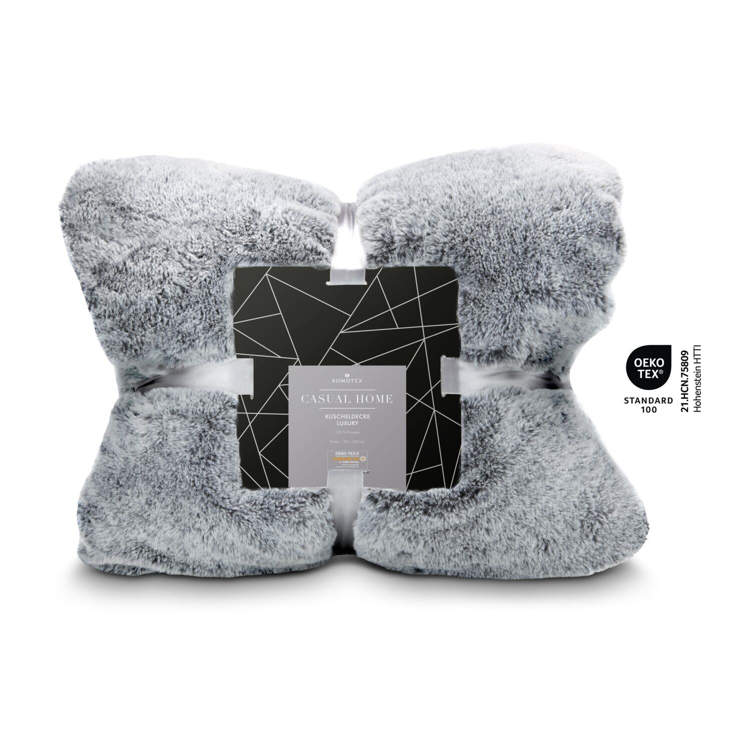 Luxury Decke Fur-Feeling - 150 x 200 cm, 530 g/m²