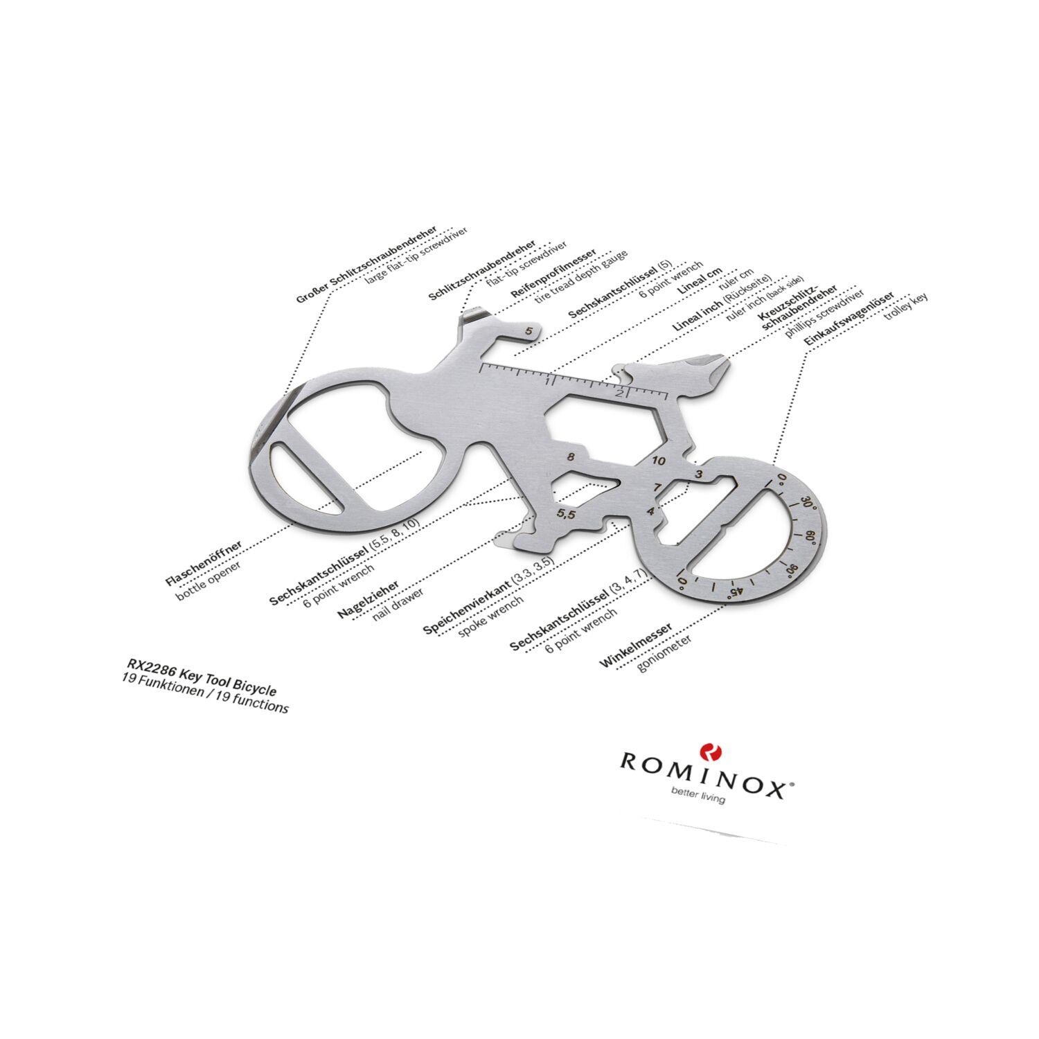 ROMINOX® [KEY] Tool Bicycle (19 Funktionen) Frohe Weihnachten