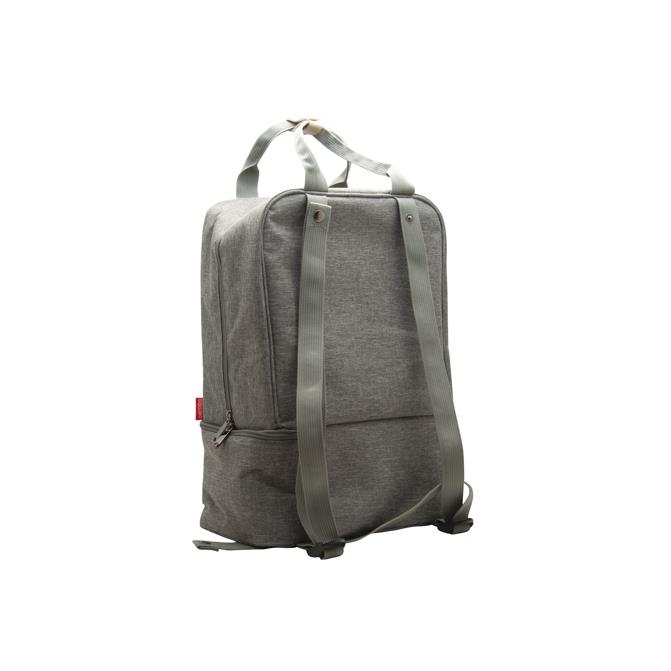 Isothermer Rucksack  Yari , aus RPET, grau meliert