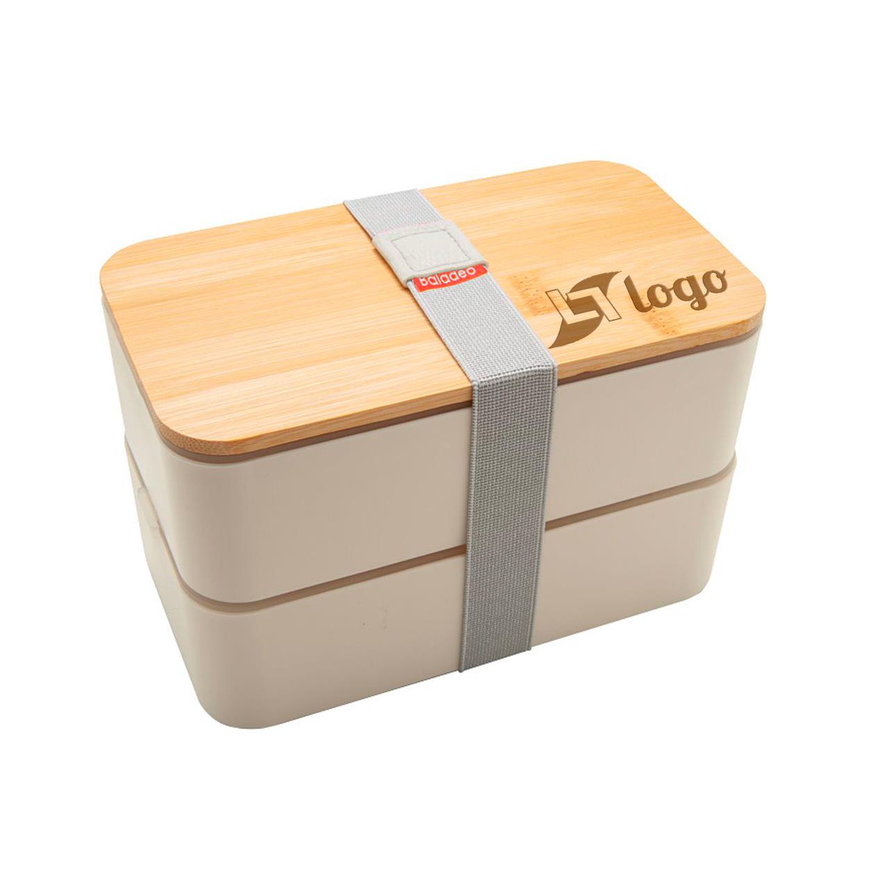 Bento  Nagano , weiss, mit Bambusdeckel