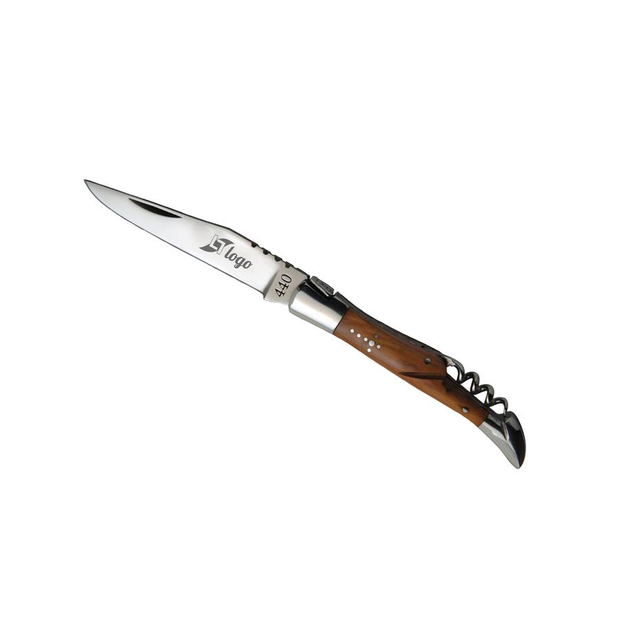 Taschenmesser  Tradition , 11cm, Korkenzieher, Olivenholz