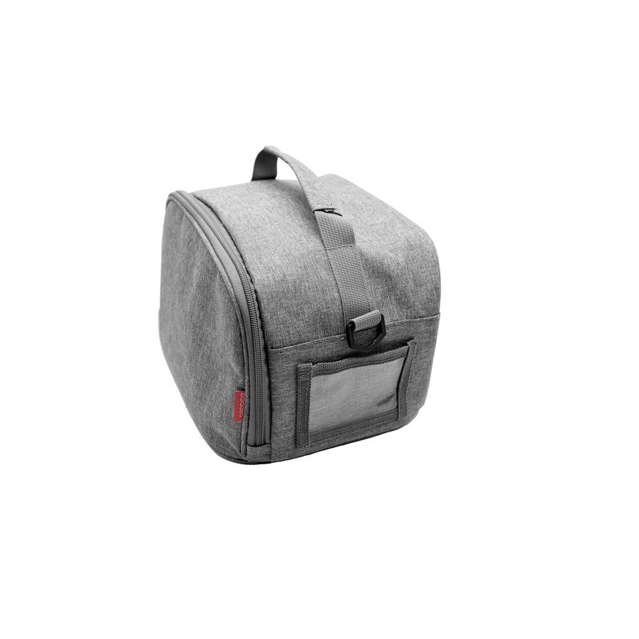 Isothermer lunch bag  Nara , aus RPET, grau meliert