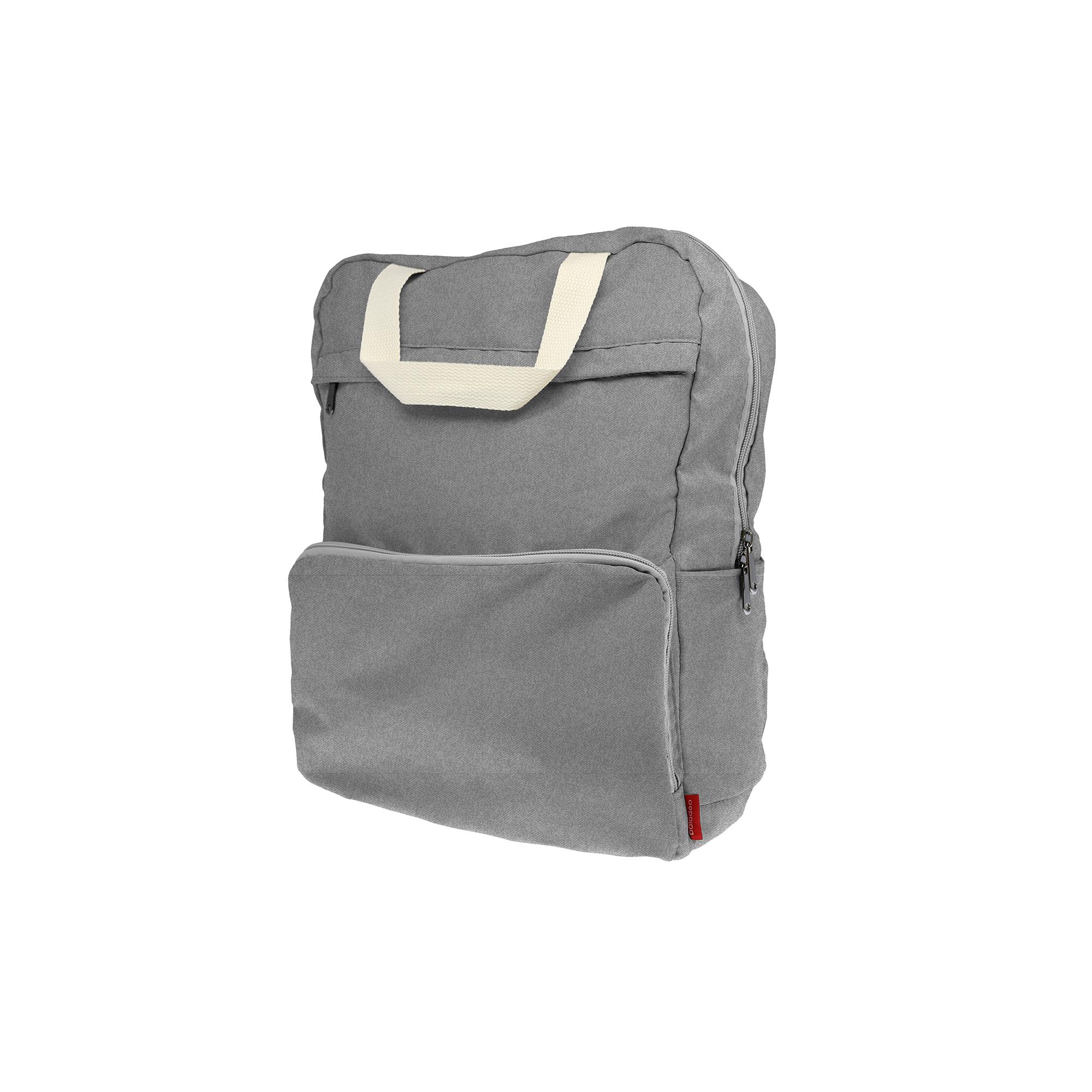 Faltbarer Rucksack  Cordoba , meliertes Grau RPET