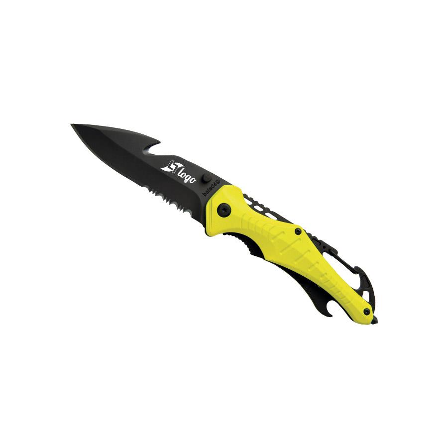 Rettungsmesser  Emergency , neongelb