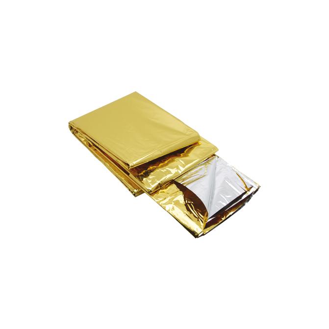 Rettungsdecke 2 Seiten (Polyethylen (PET) / Aluminium)