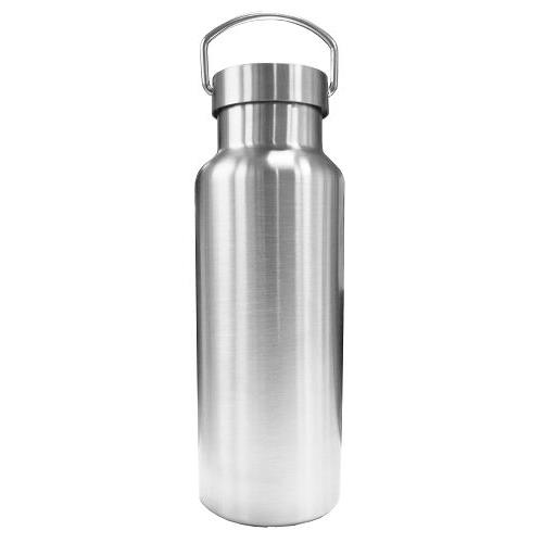 Trinkflasche ´steel´, Silber