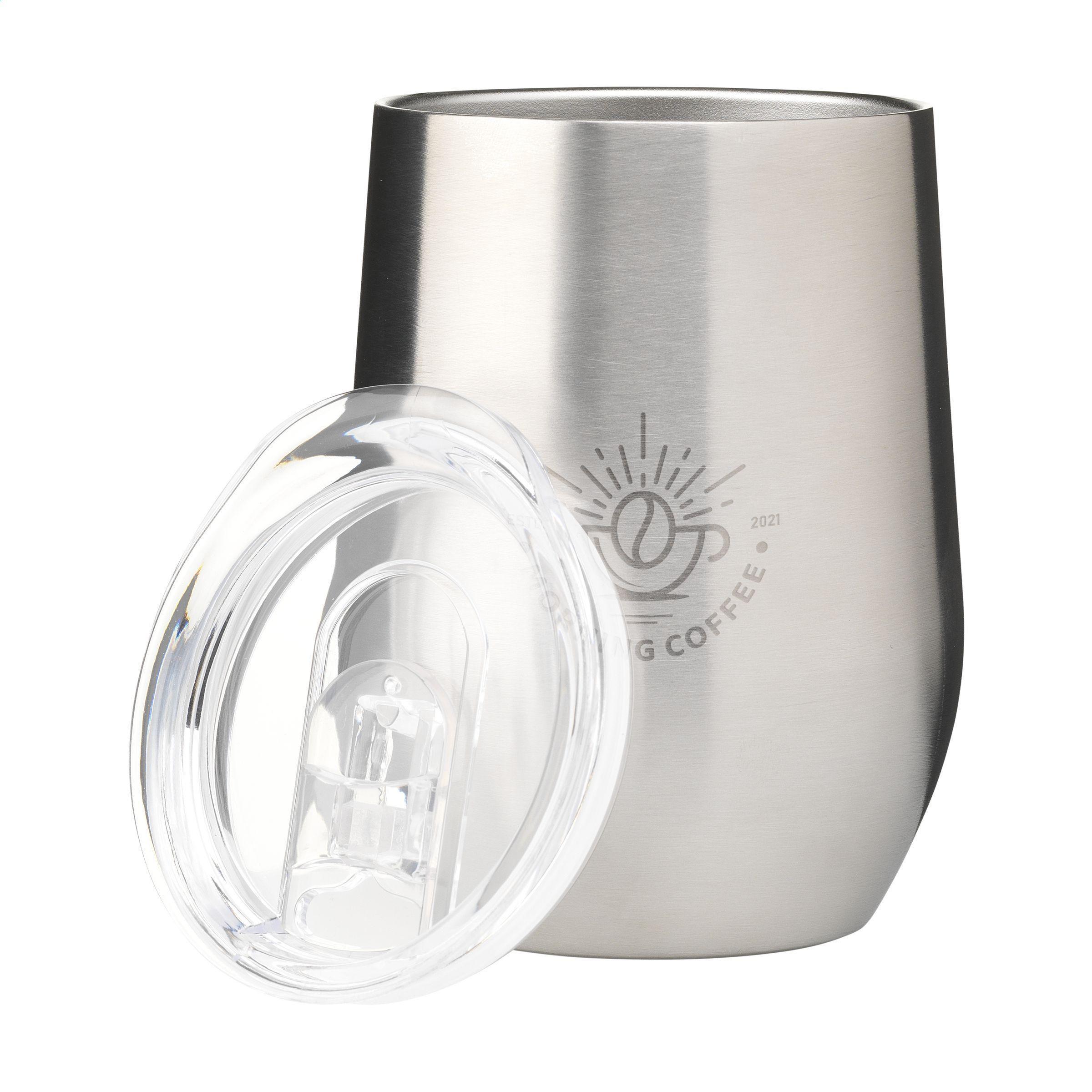 Huevo RCS Recycled Steel Cup 350 ml Thermobecher