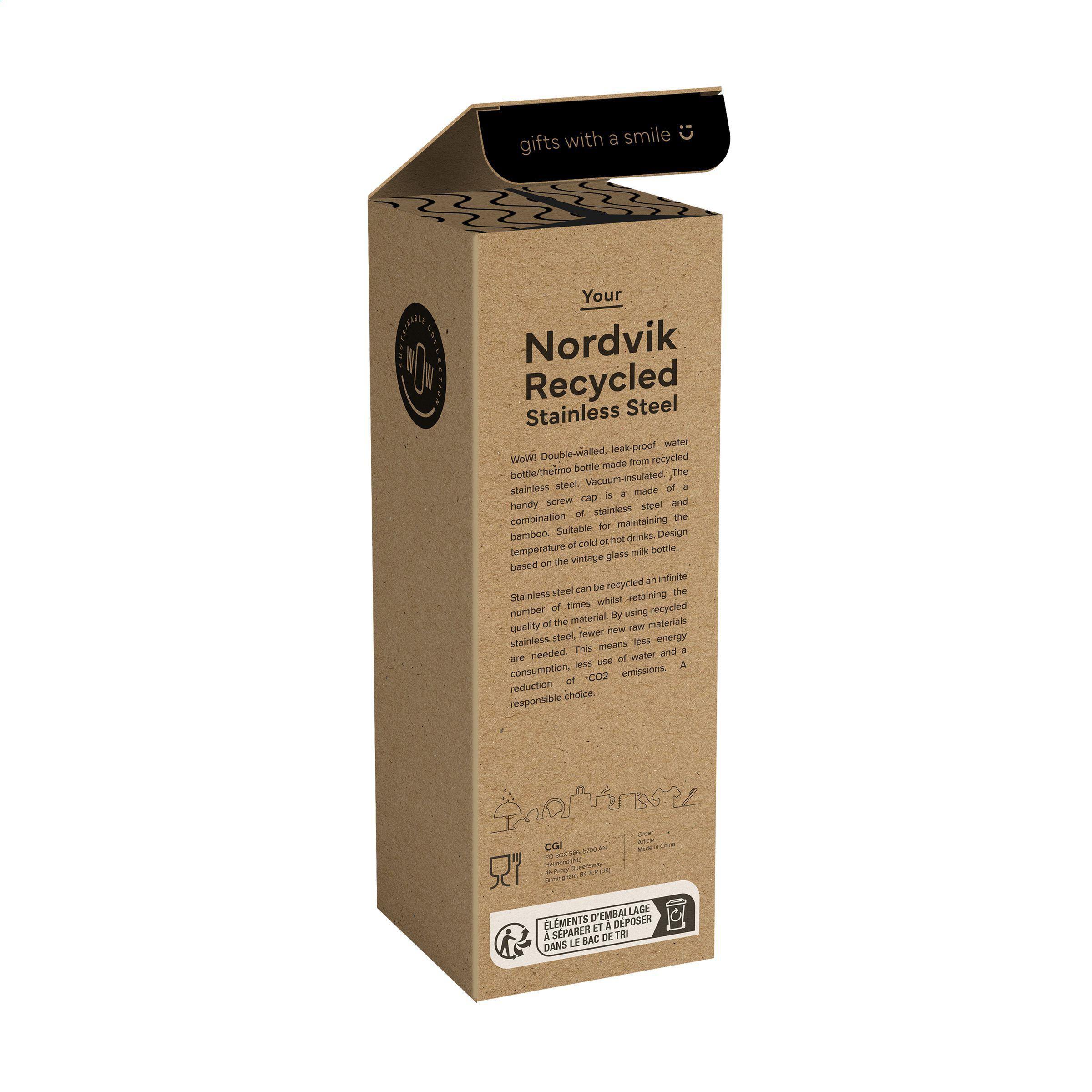 Nordvik RCS Recycled Steel 500 ml Trinkflasche