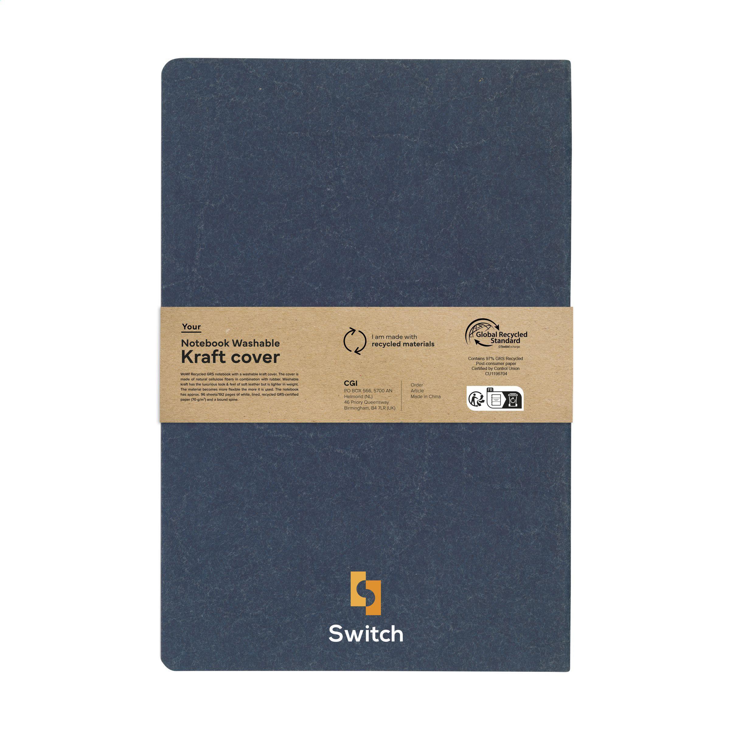 Notebook GRS Washable Kraft Cover A5 Notizbuch