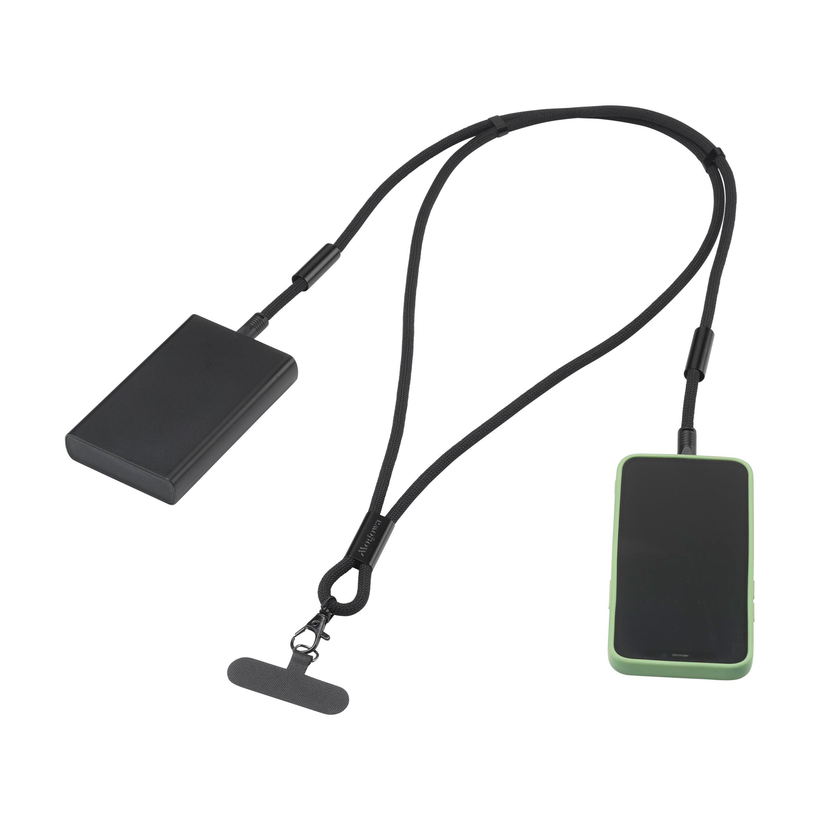 Lanyard 2-in-1 GRS RPET Load & Sync USB Cable