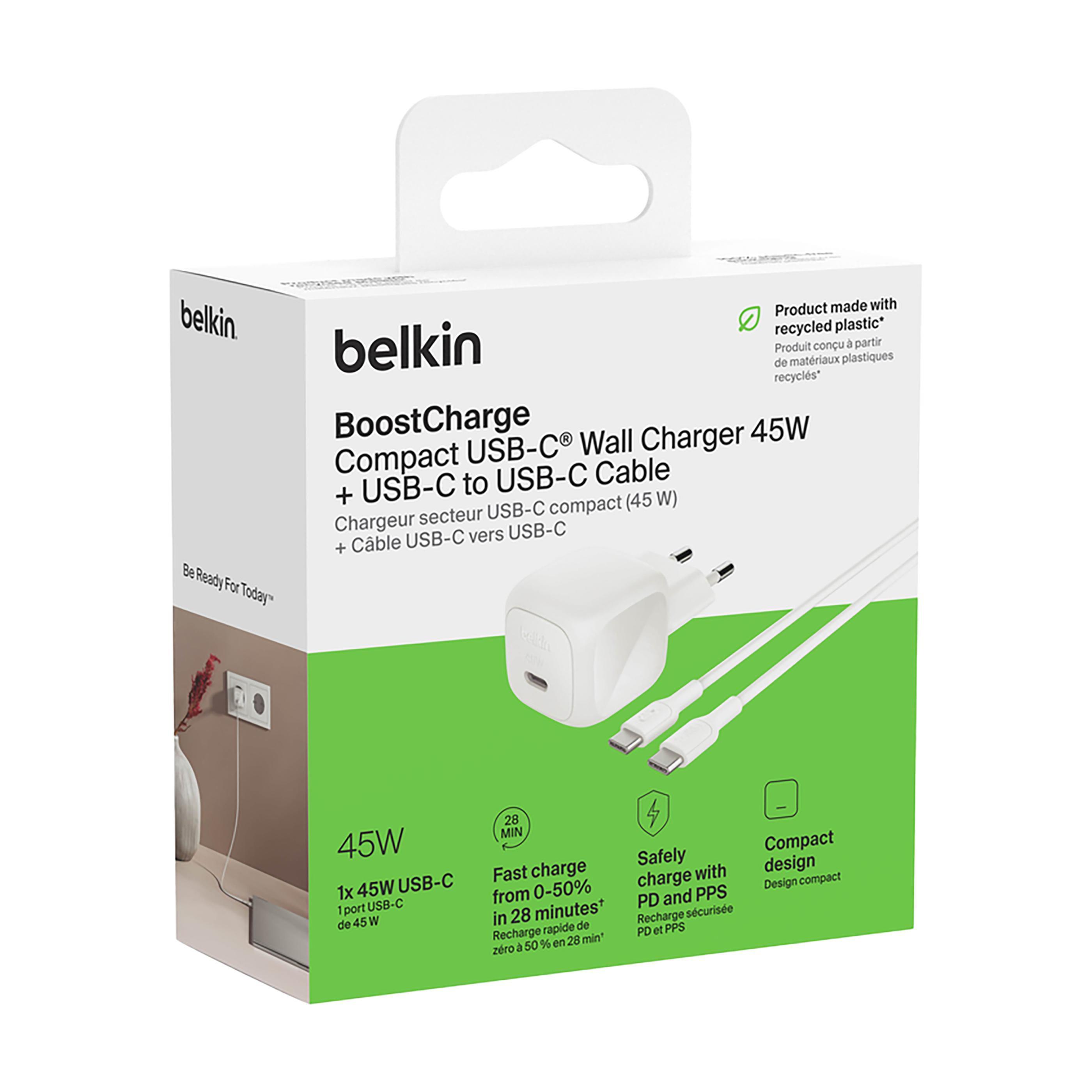 Belkin 45W USB PD Wall Charger mit PPS und Cable