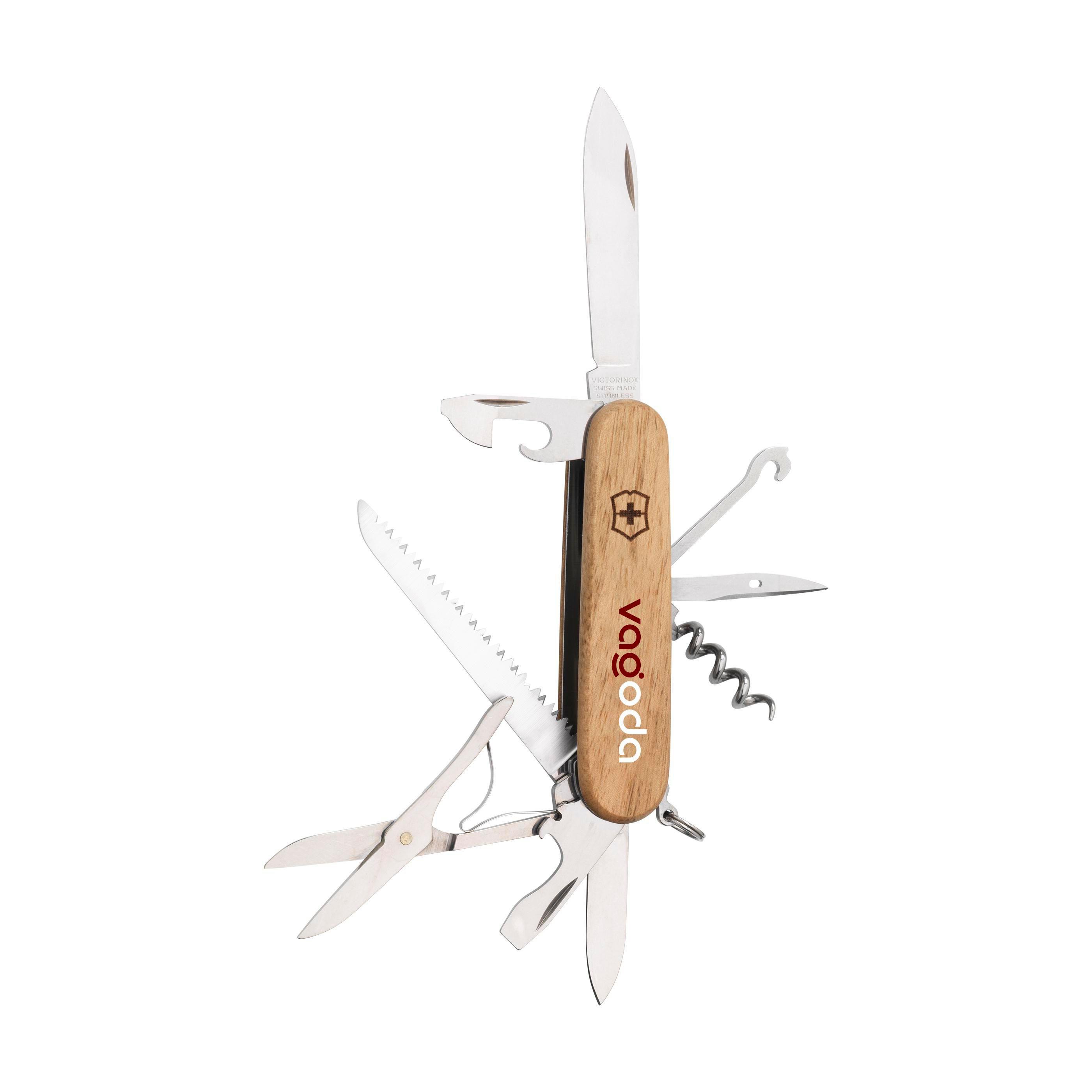 Victorinox Huntsman Wood Taschenmesser in einer Geschenkverpackung
