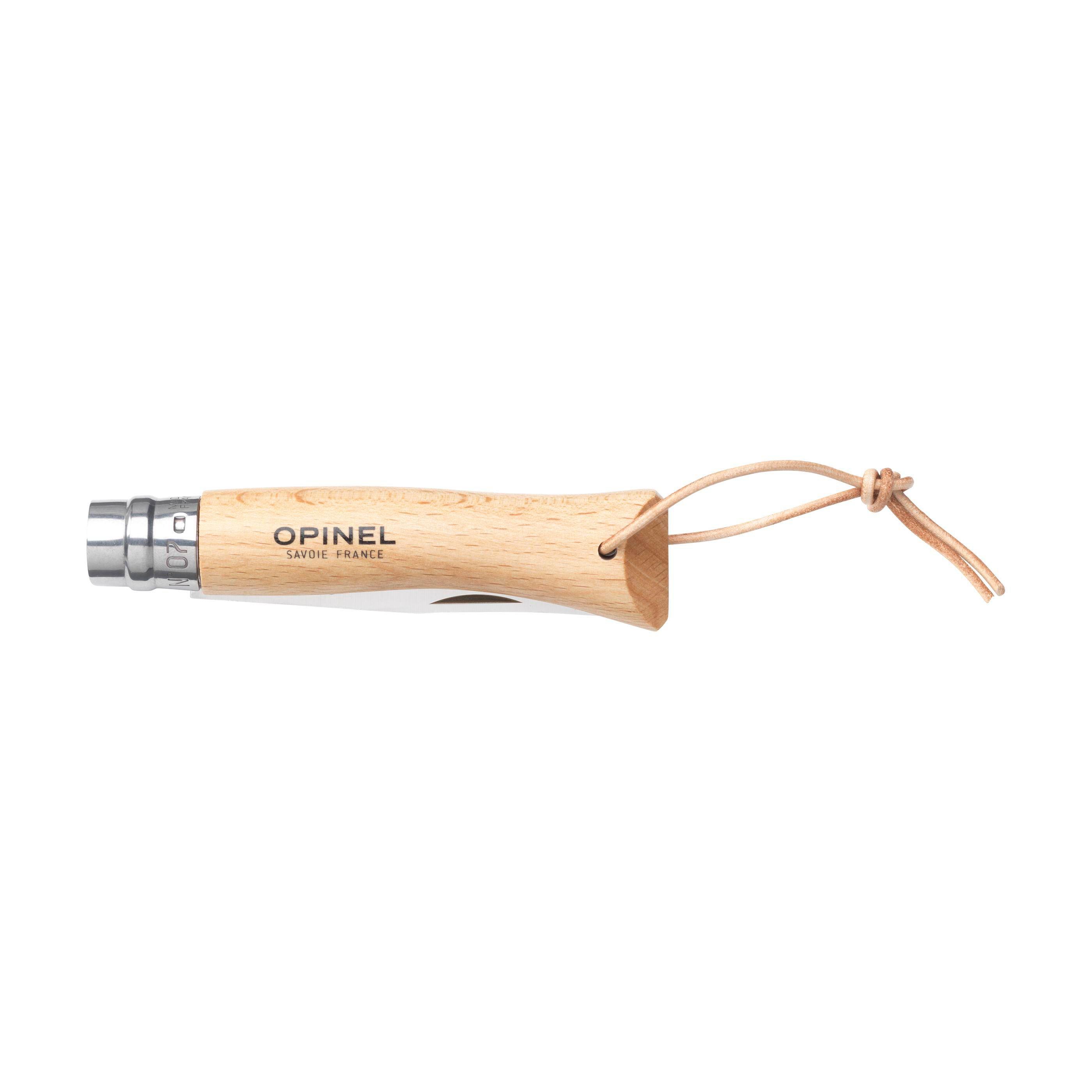 Opinel Inox No 07 Taschenmesser in einer Gürteletui