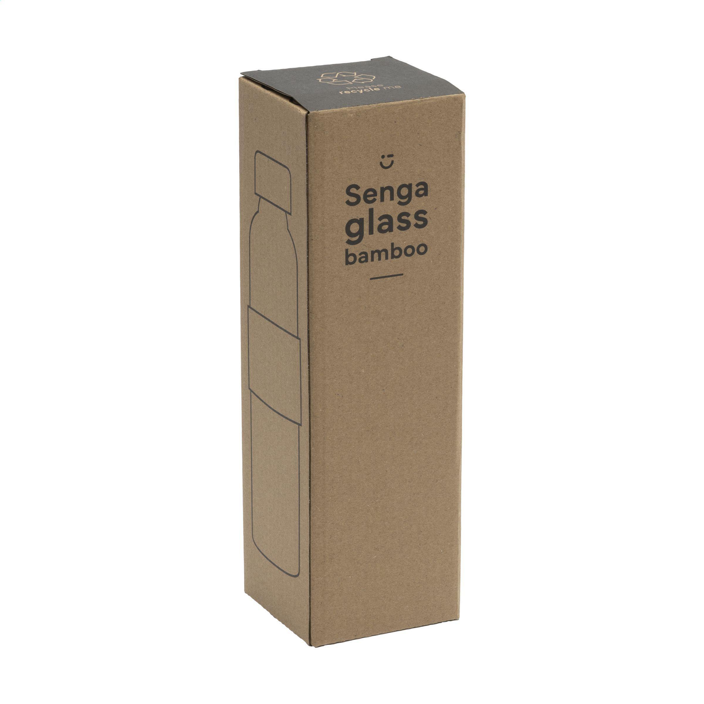 Senga Glass Bamboo 500 ml Trinkflasche