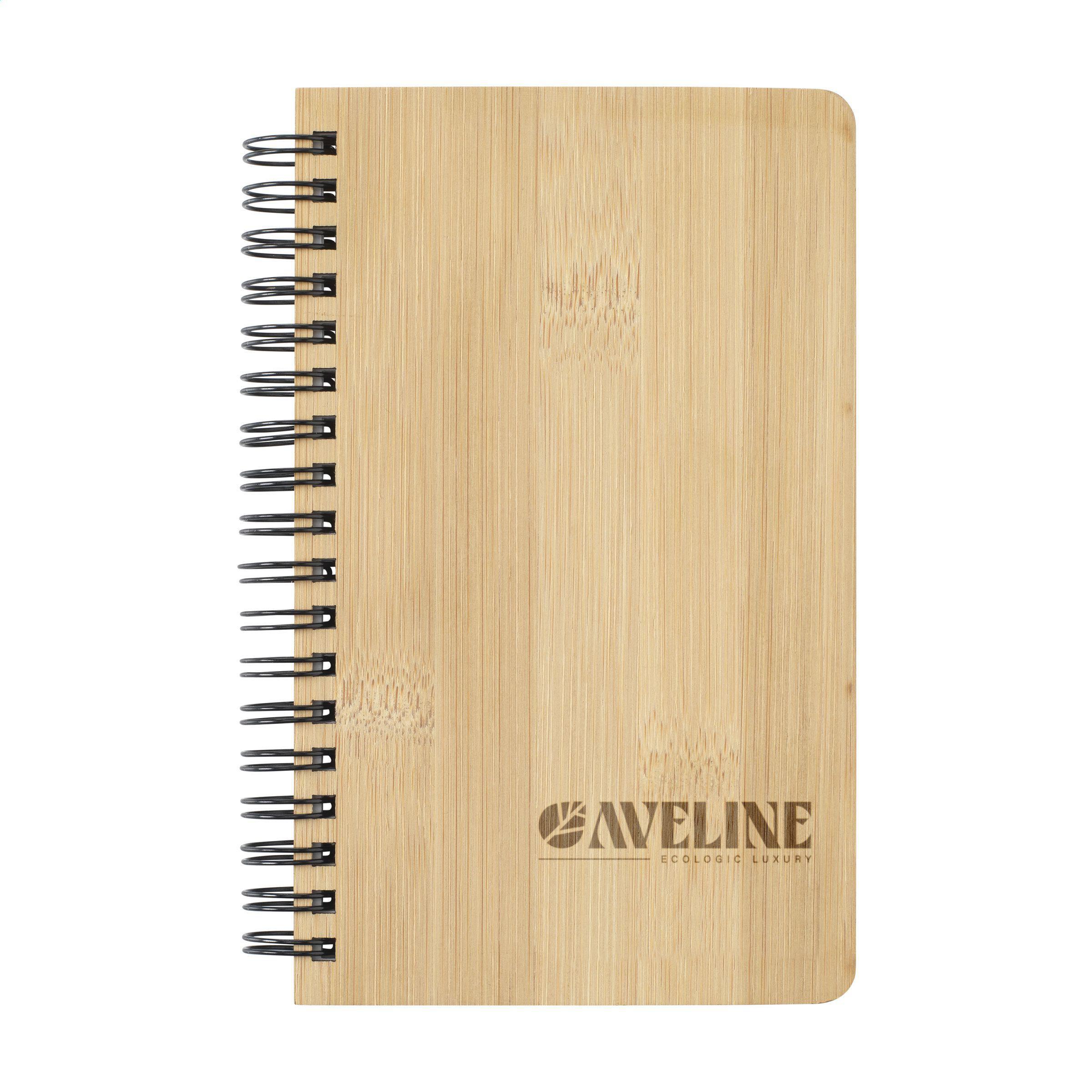 Notebook made from db_dks1main_Stonewaste-Bamboo A6 Notizbuch