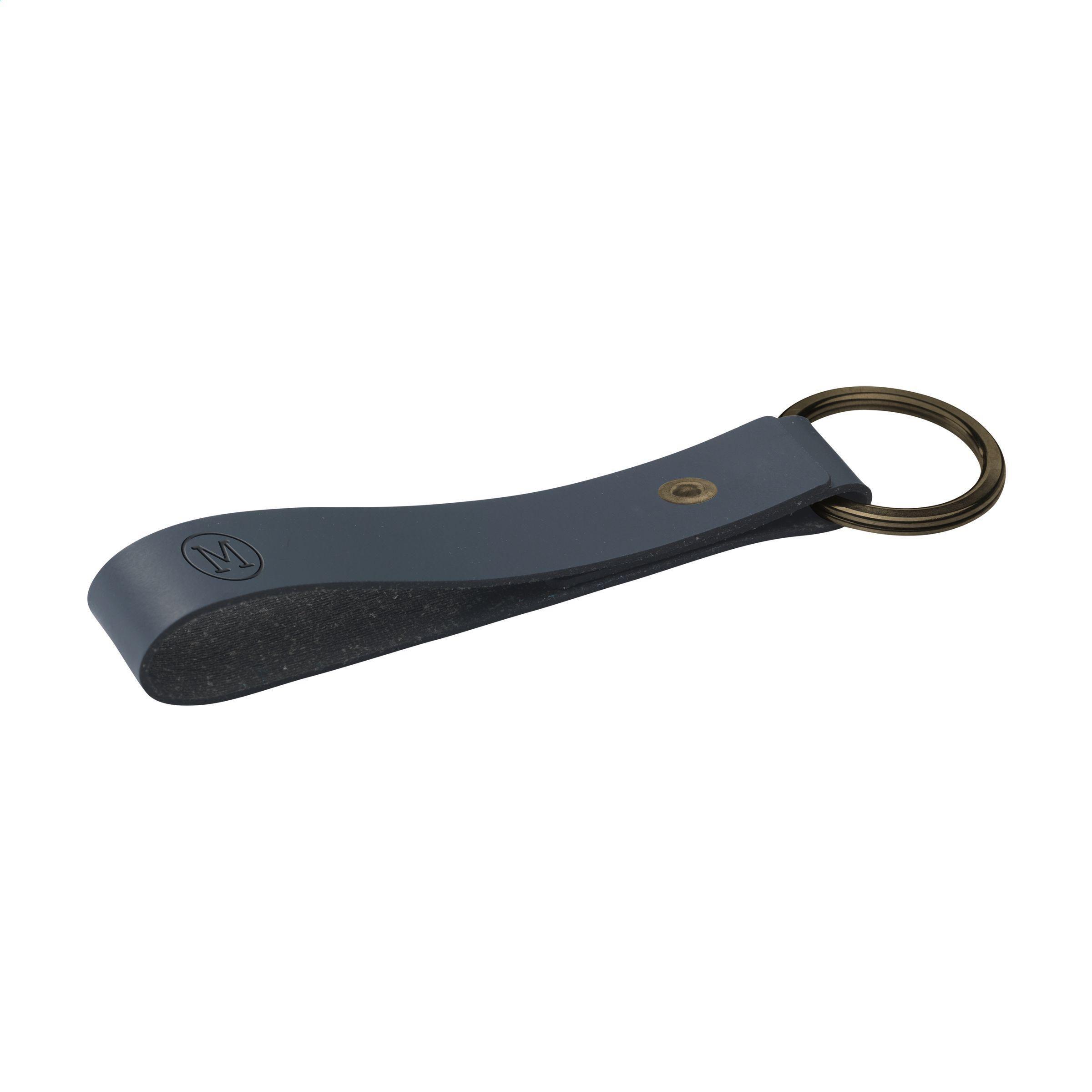 Recycled Leather Keyring Schlüsselanhänger