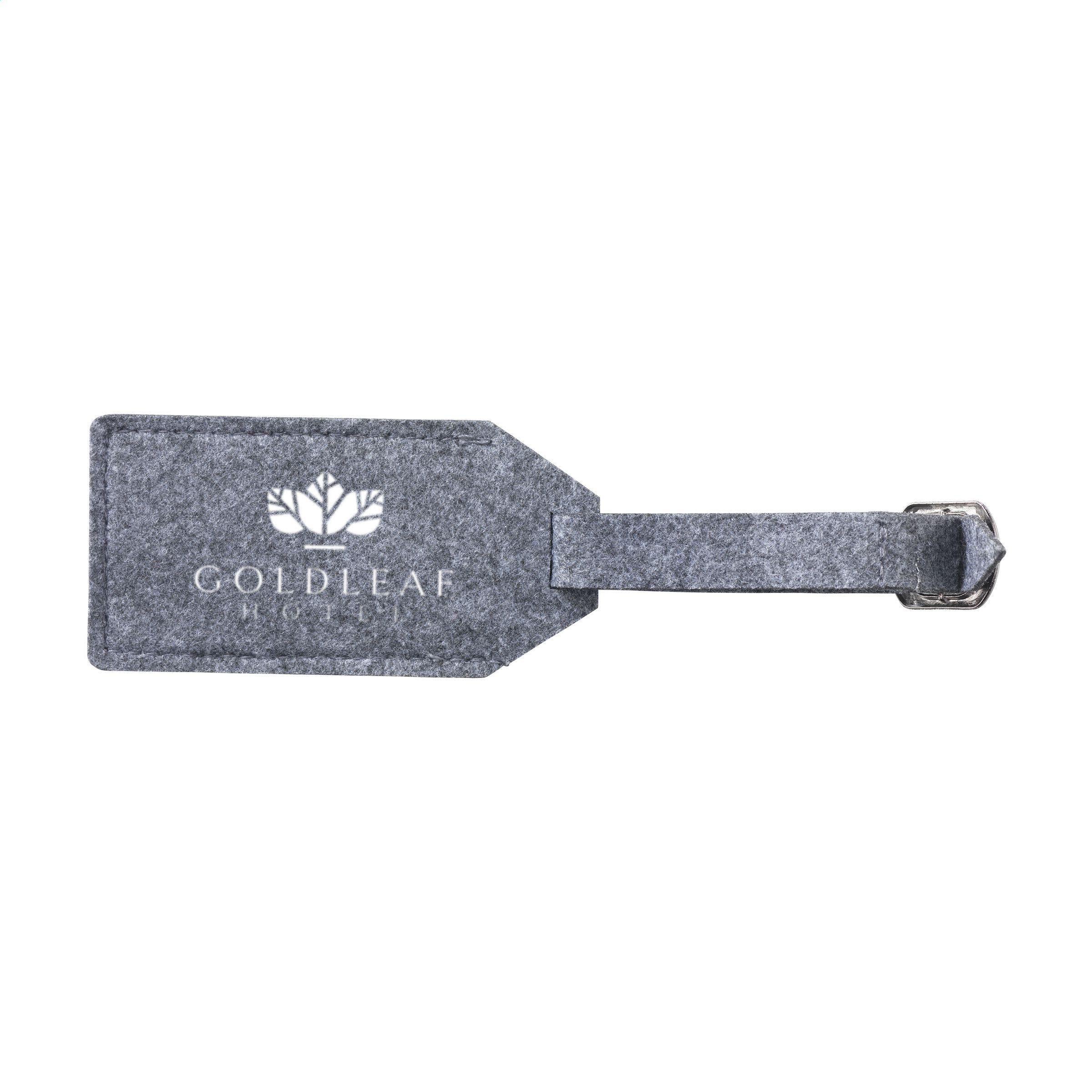 RPET Felt GRS Luggage Tag Gepäckanhänger