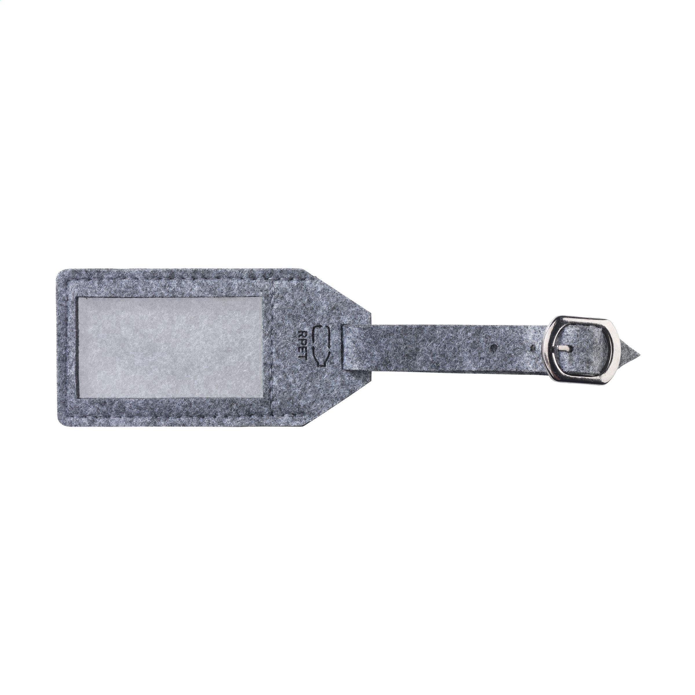 RPET Felt GRS Luggage Tag Gepäckanhänger
