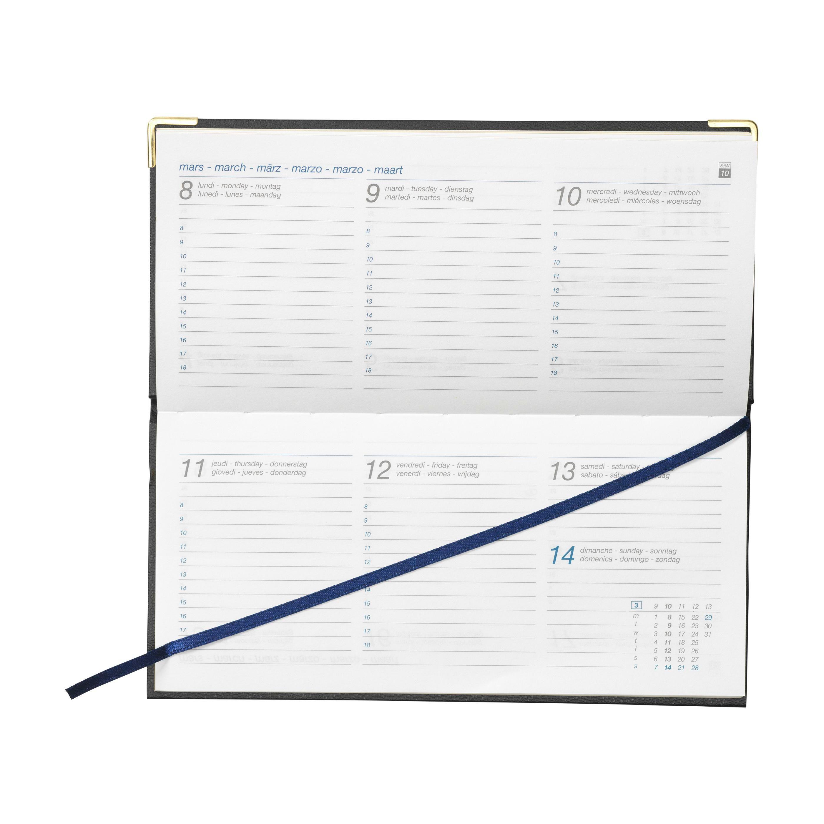 Euro Business Kalender Sechssprachig