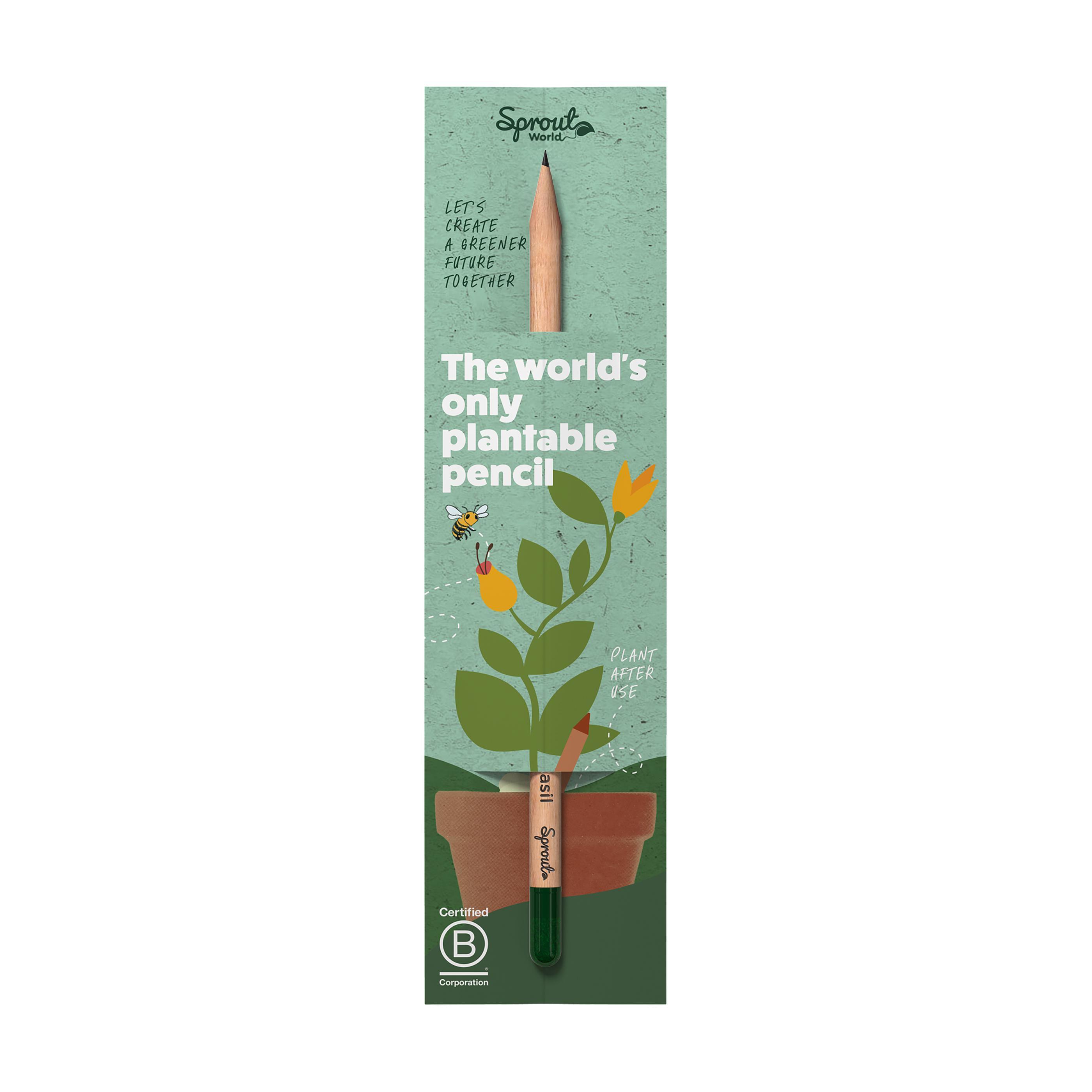 Sproutworld Set:  Sharpened Pencil & Header Card angespitzte Bleistift