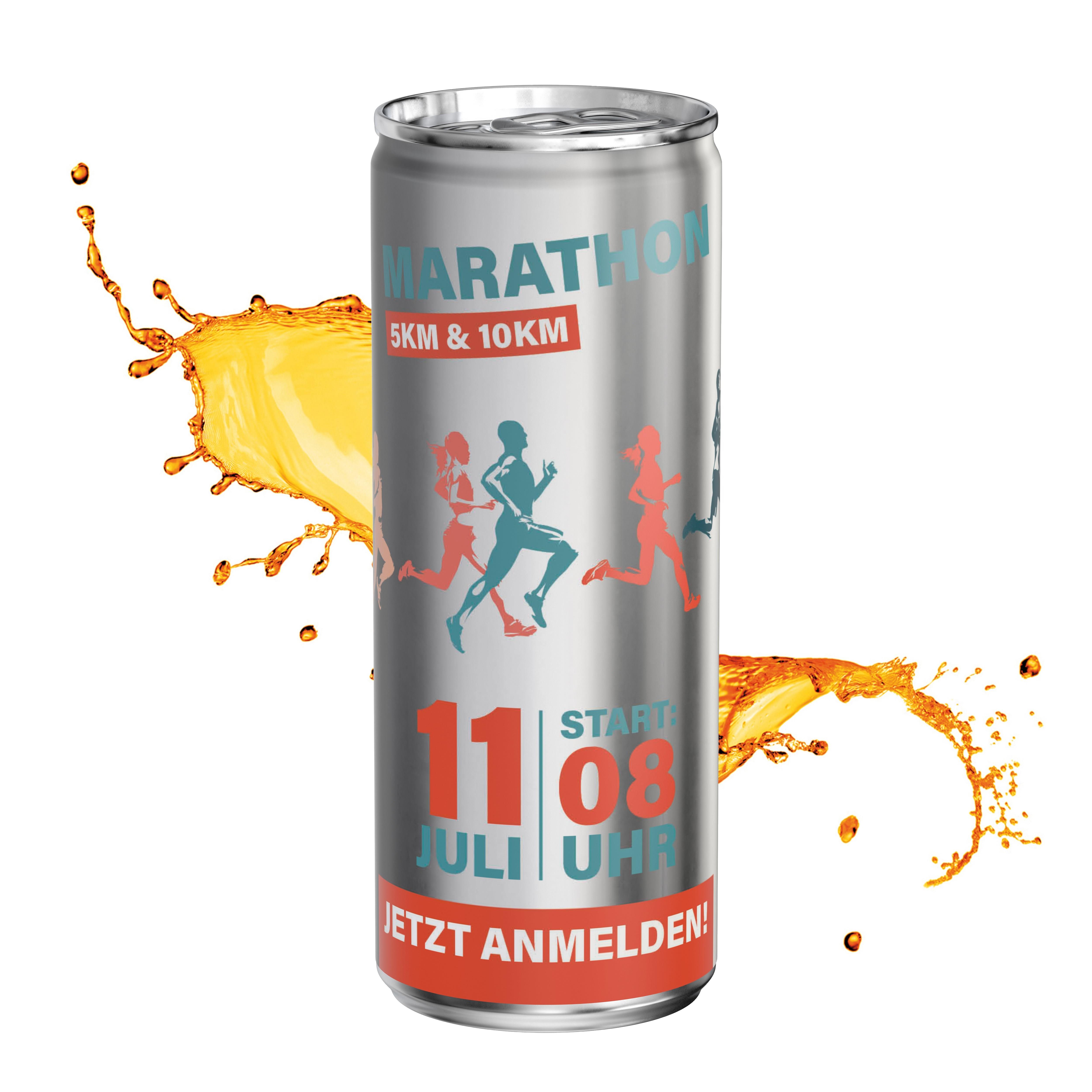 250 ml Energy Drink - Fullbody transparent (matt)