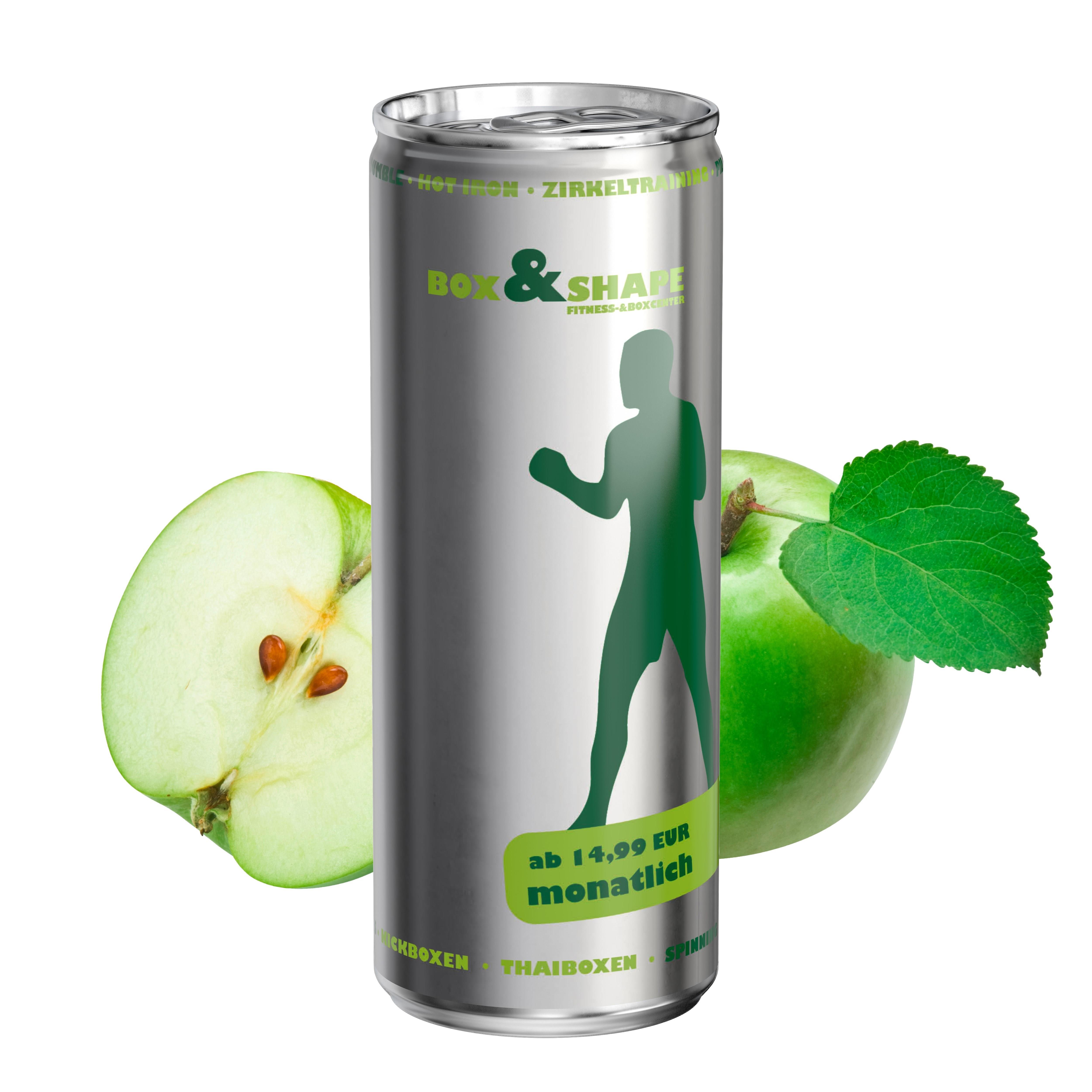 250 ml Apfelspritzer - Fullbody transparent (glänzend)