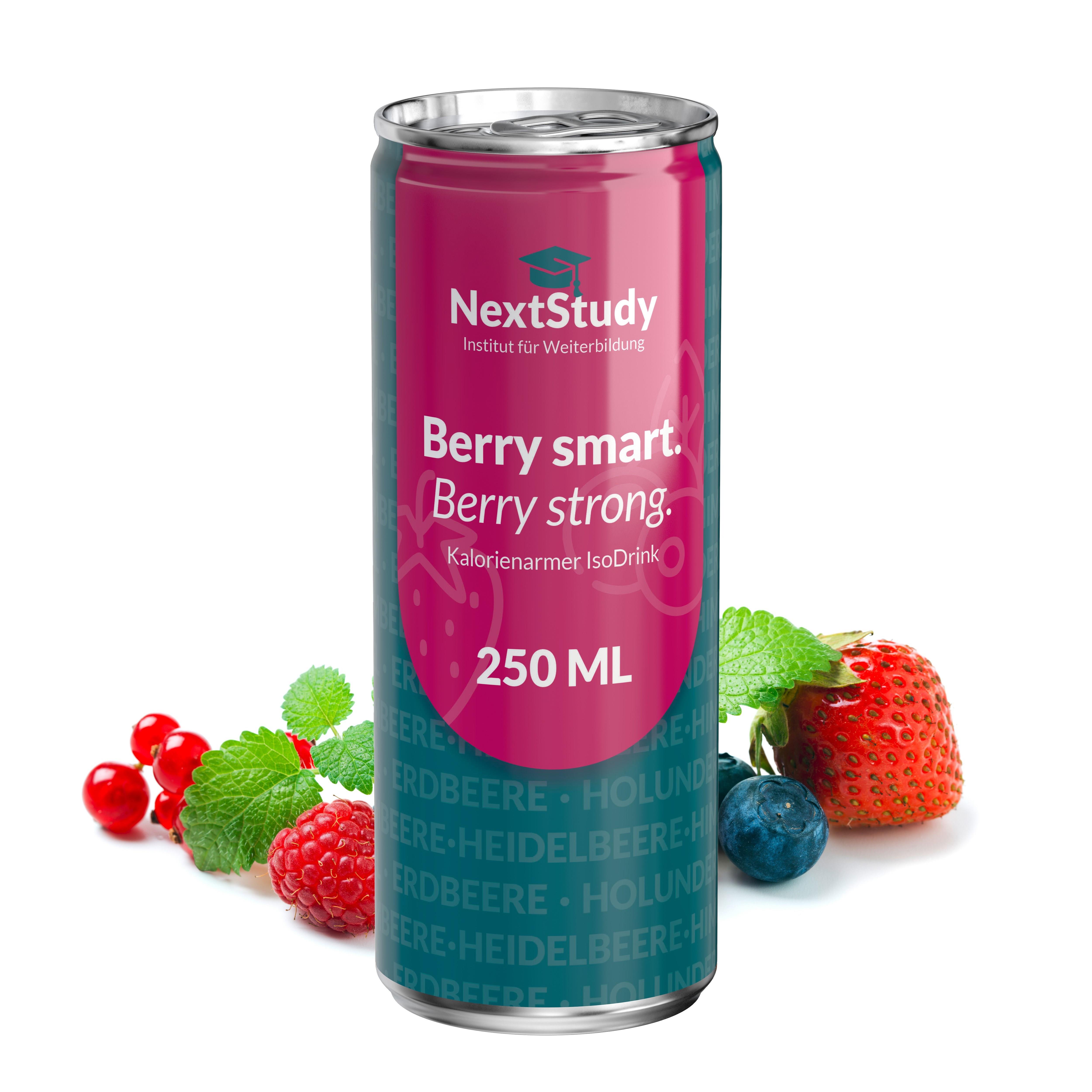 250 ml Iso Sports Drink Red Berries - Fullbody (glänzend)