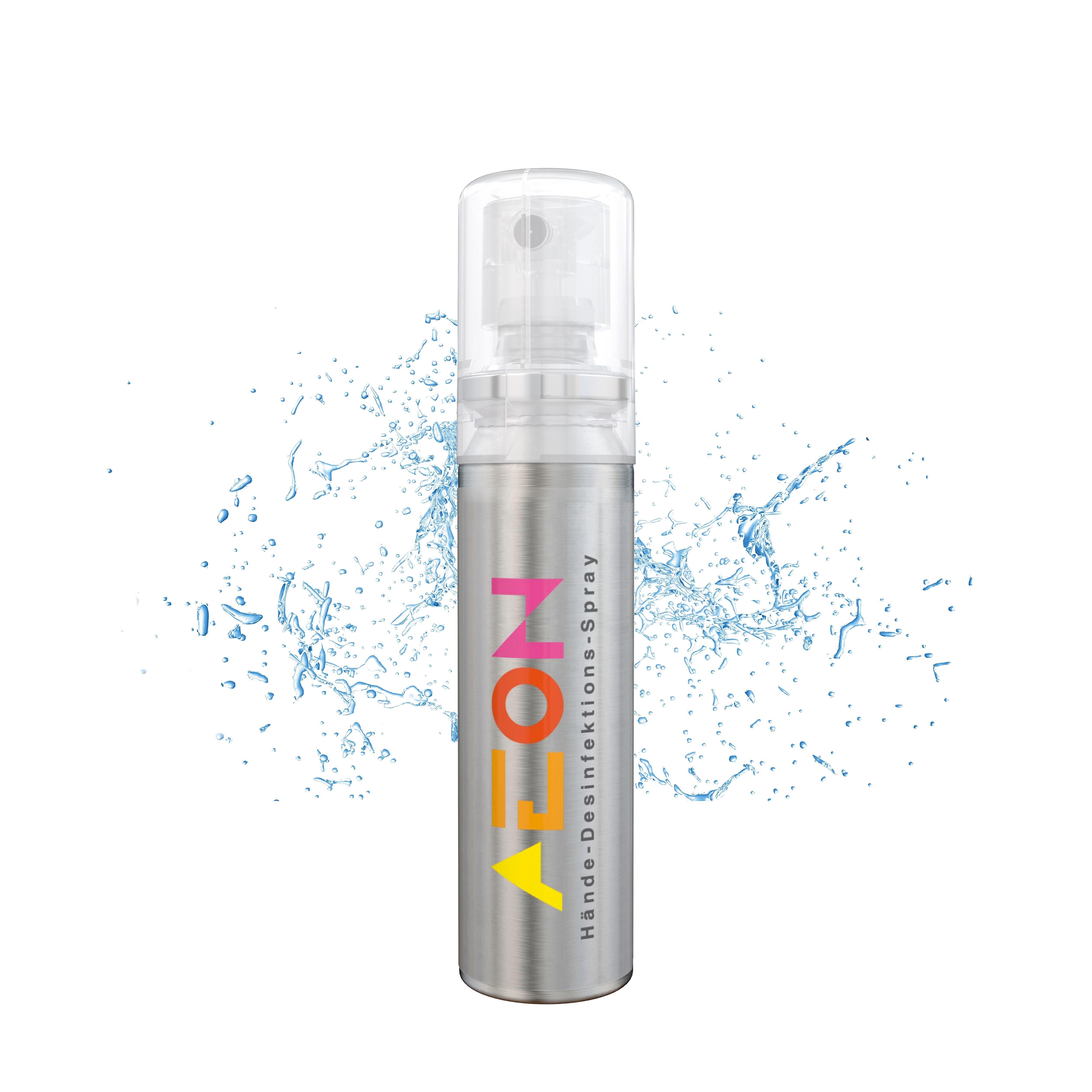 20 ml Spray - Hände-Desinfektionsspray (DIN EN 1500) - Body Label transparent