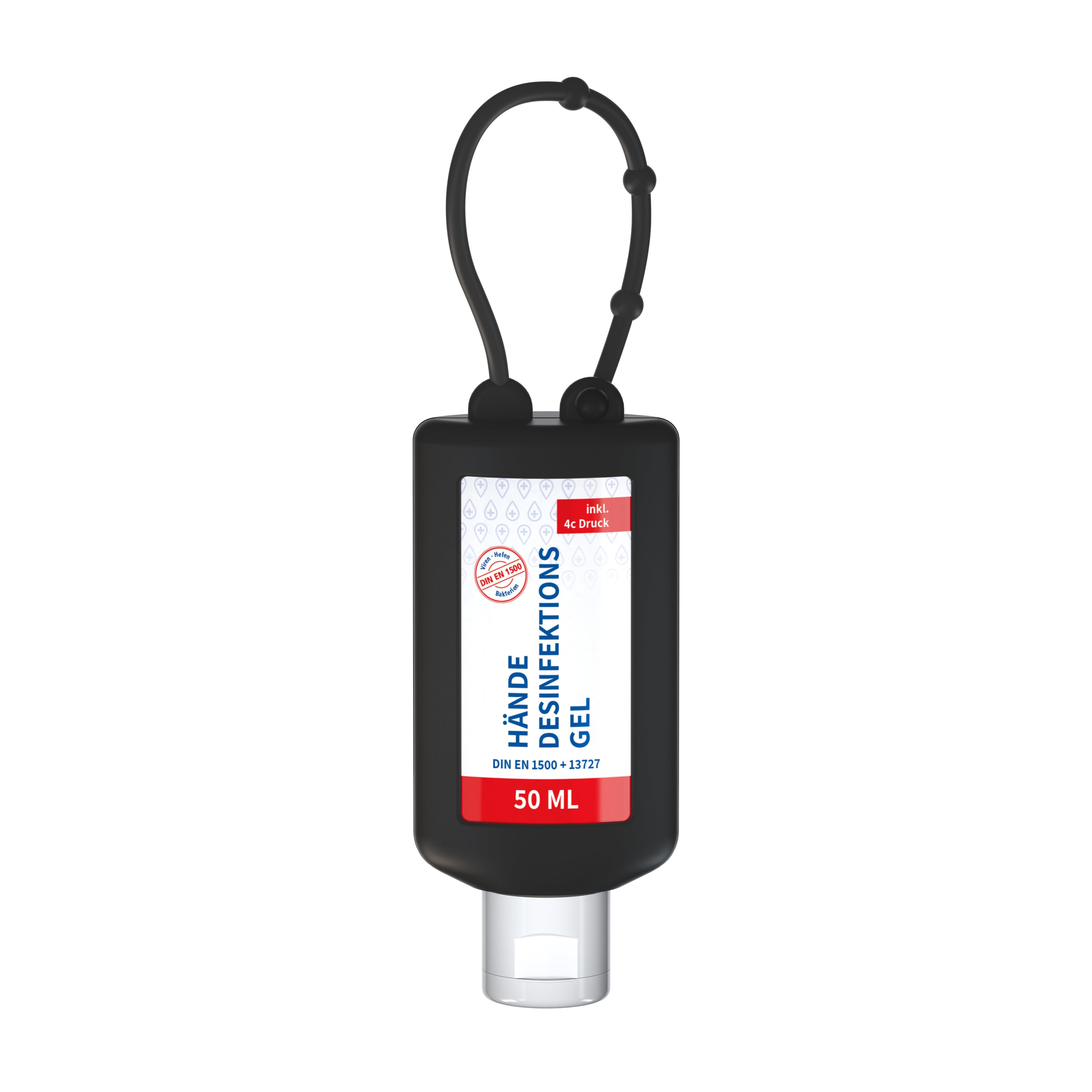 50 ml Bumper schwarz - Hände-Desinfektionsgel (DIN EN 1500) - Body Label