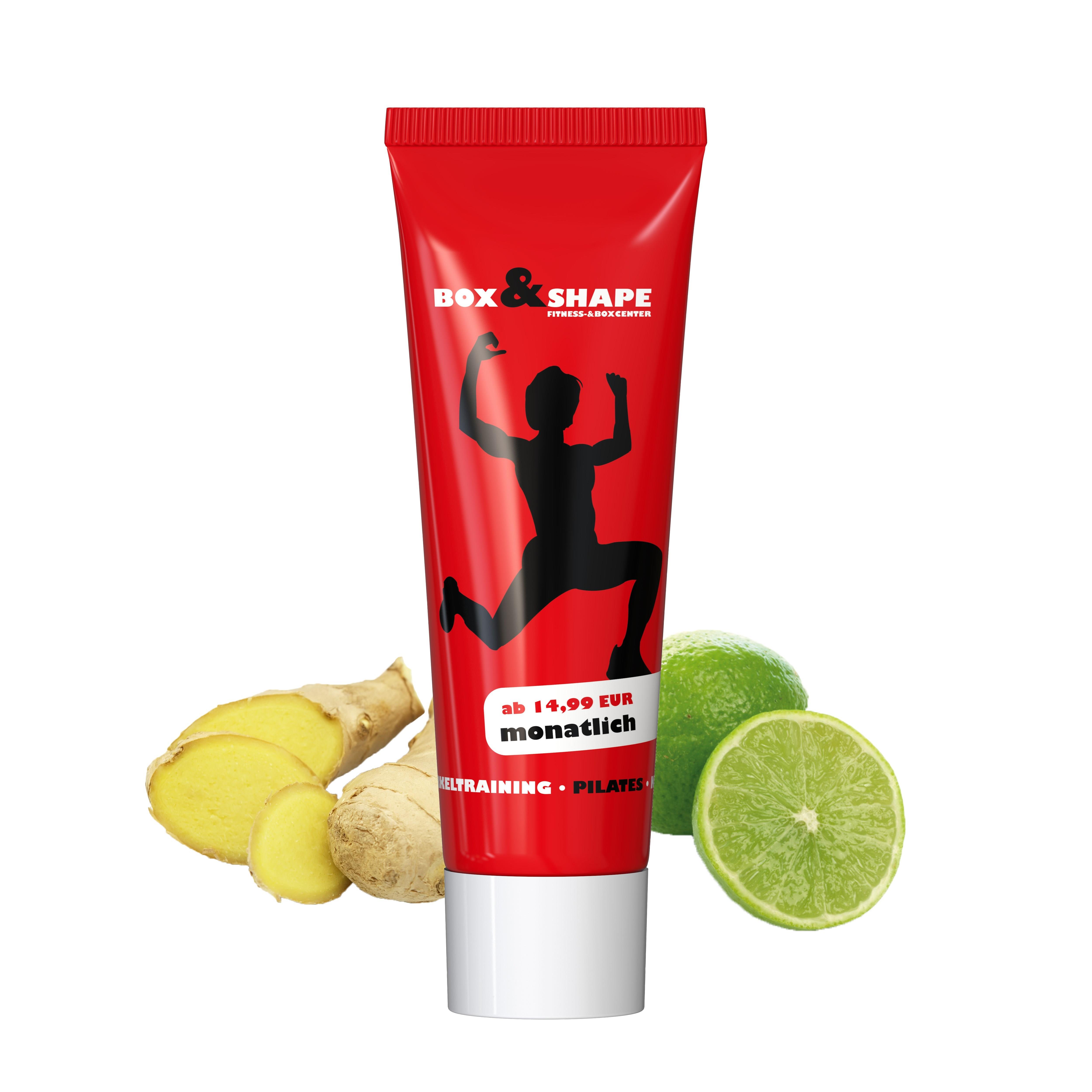 25 ml Tube - Duschgel Ingwer-Limette - FullbodyPrint