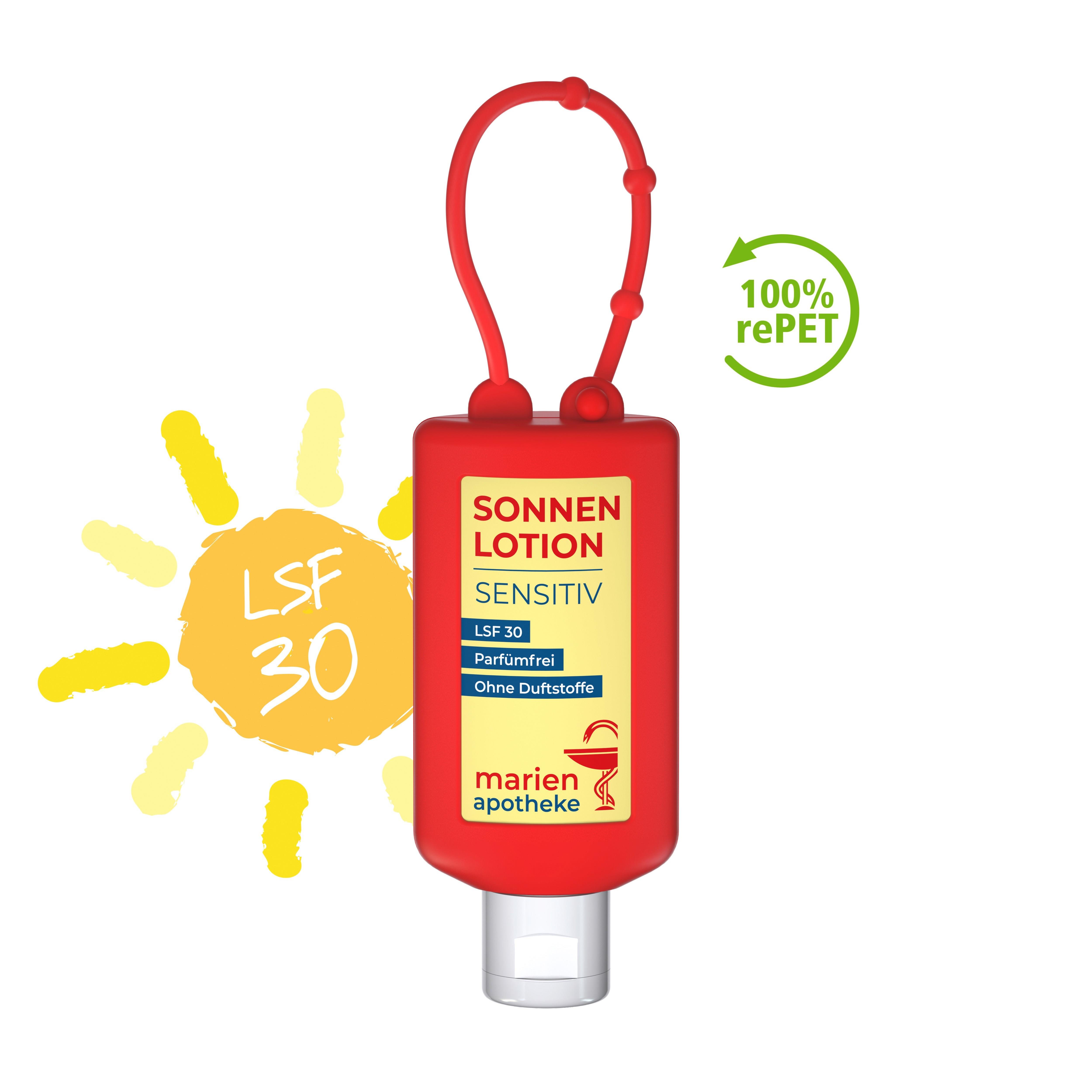 50 ml Bumper rot - Sonnenmilch LSF 30 (sensitiv) - Body Label